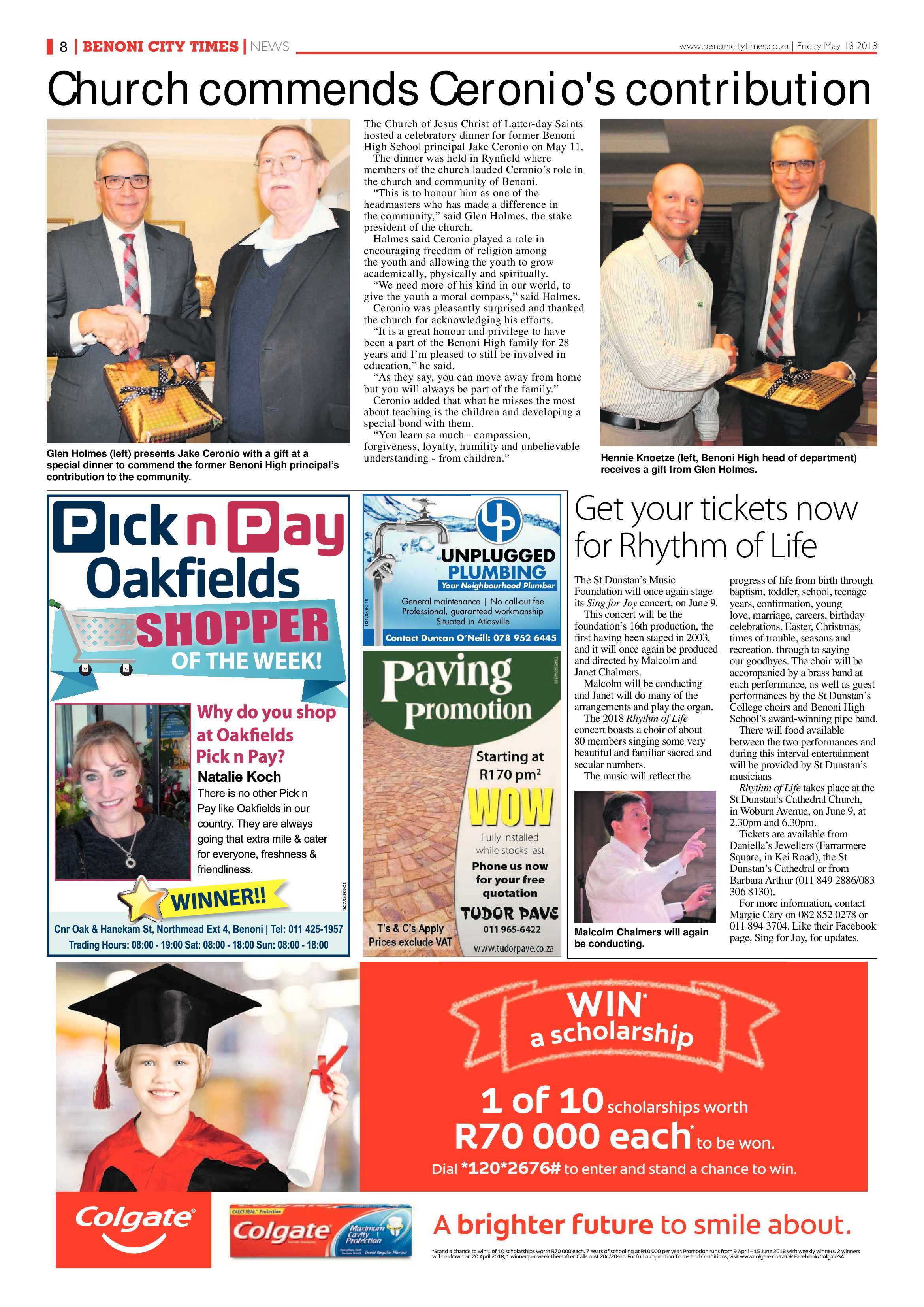 Benoni City Times 17 May 2018 page 8