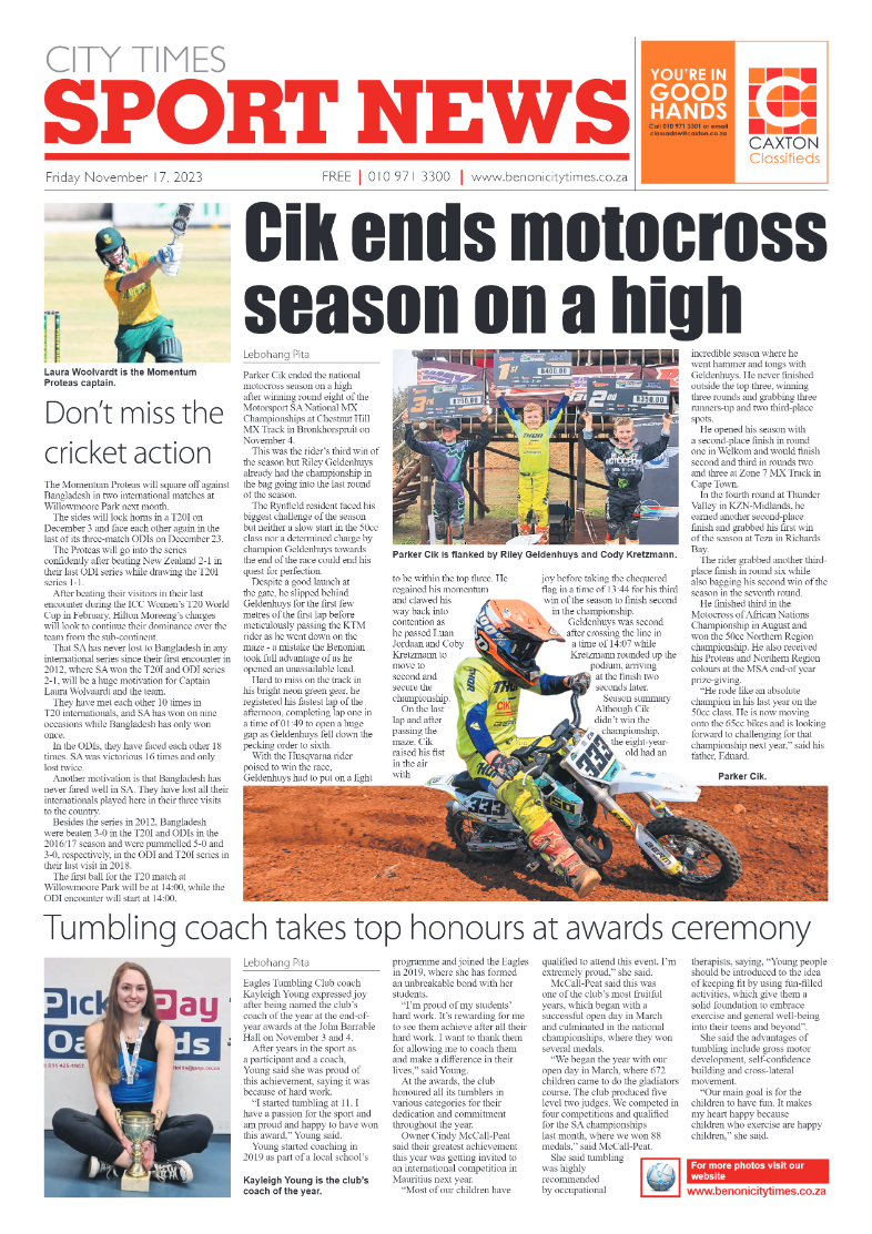 Benoni City Times 17 November 2023 page 12