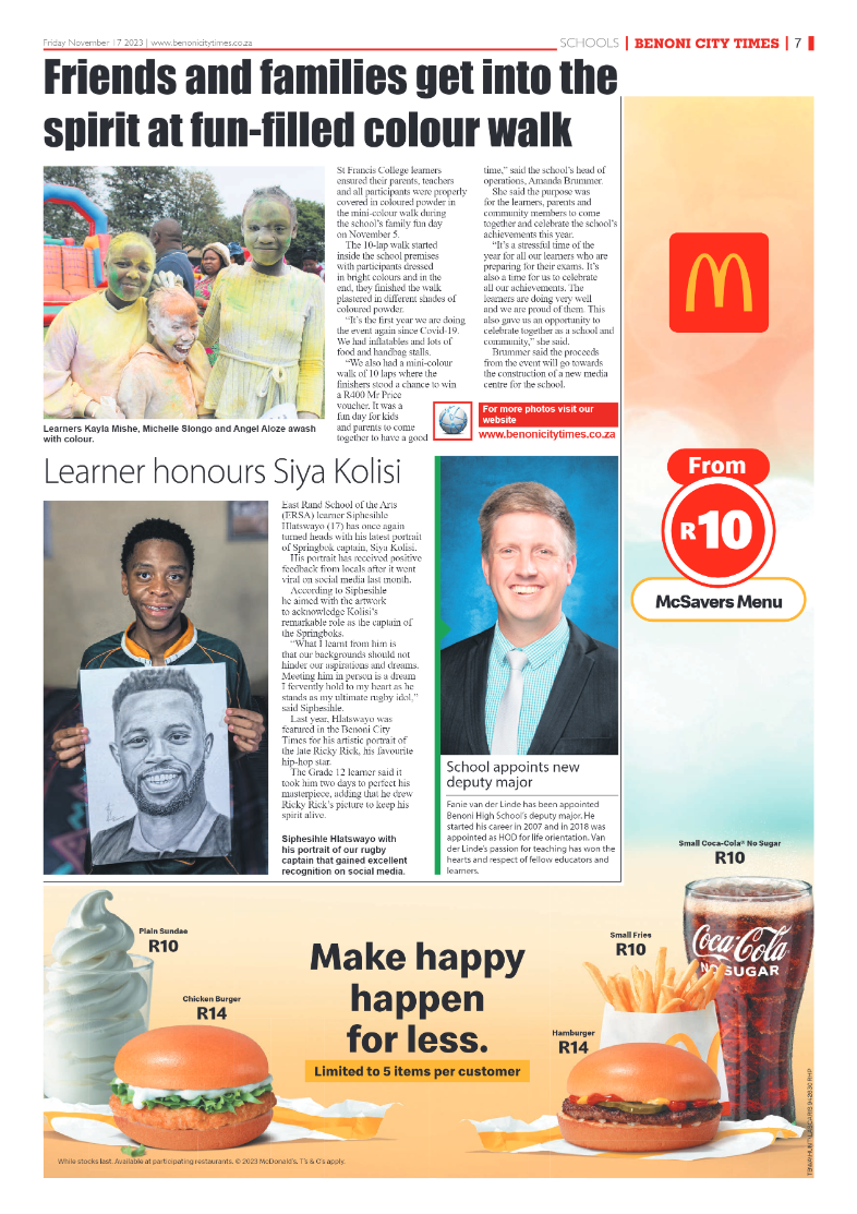 Benoni City Times 17 November 2023 page 7