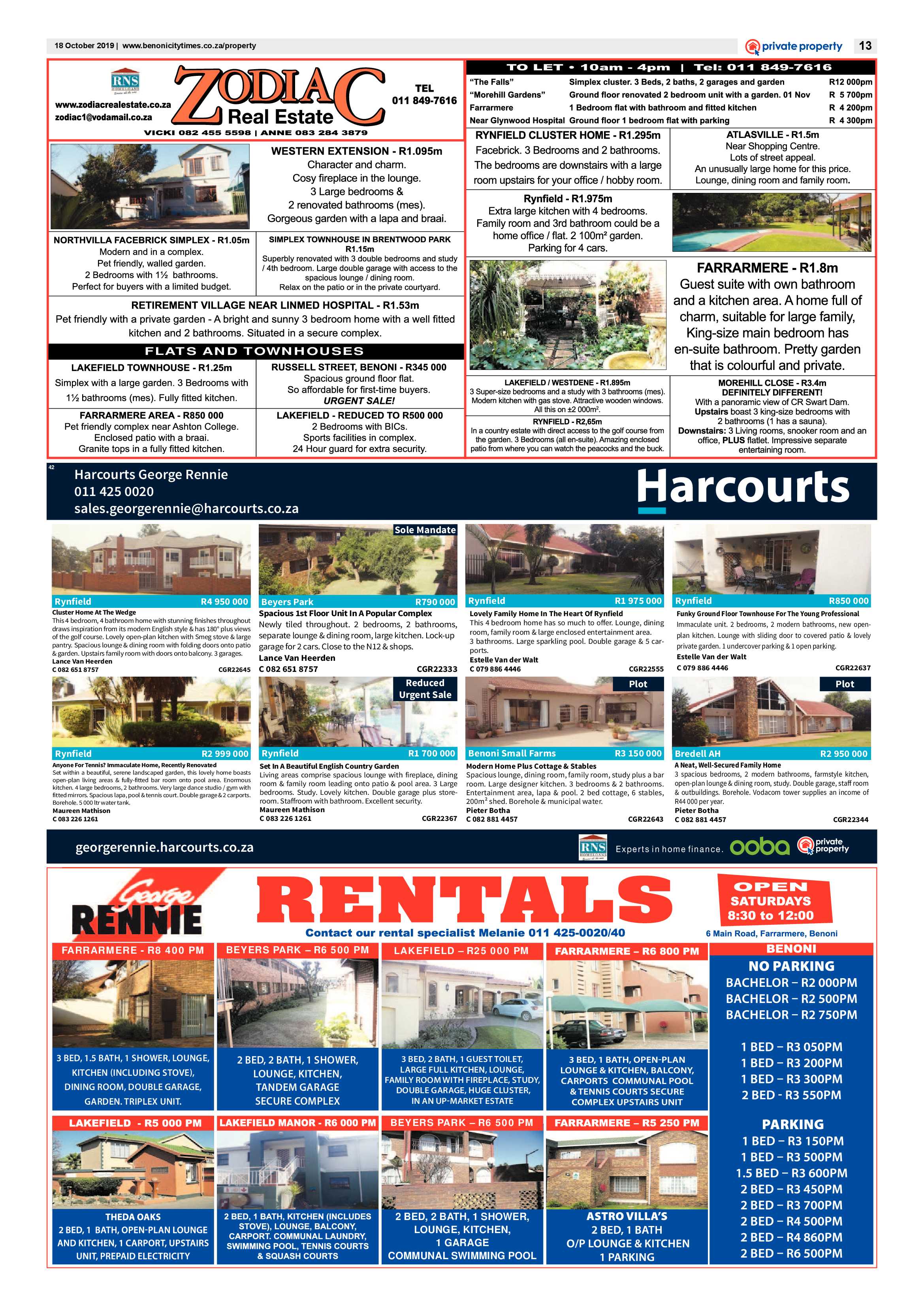 Benoni City Times 17 October 2019 page 13