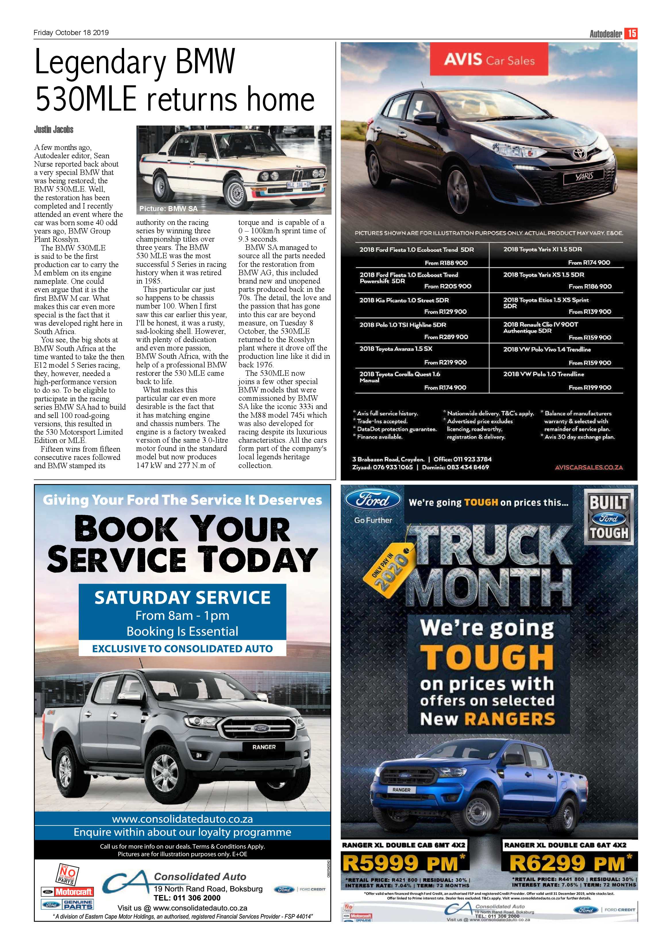 Benoni City Times 17 October 2019 page 15