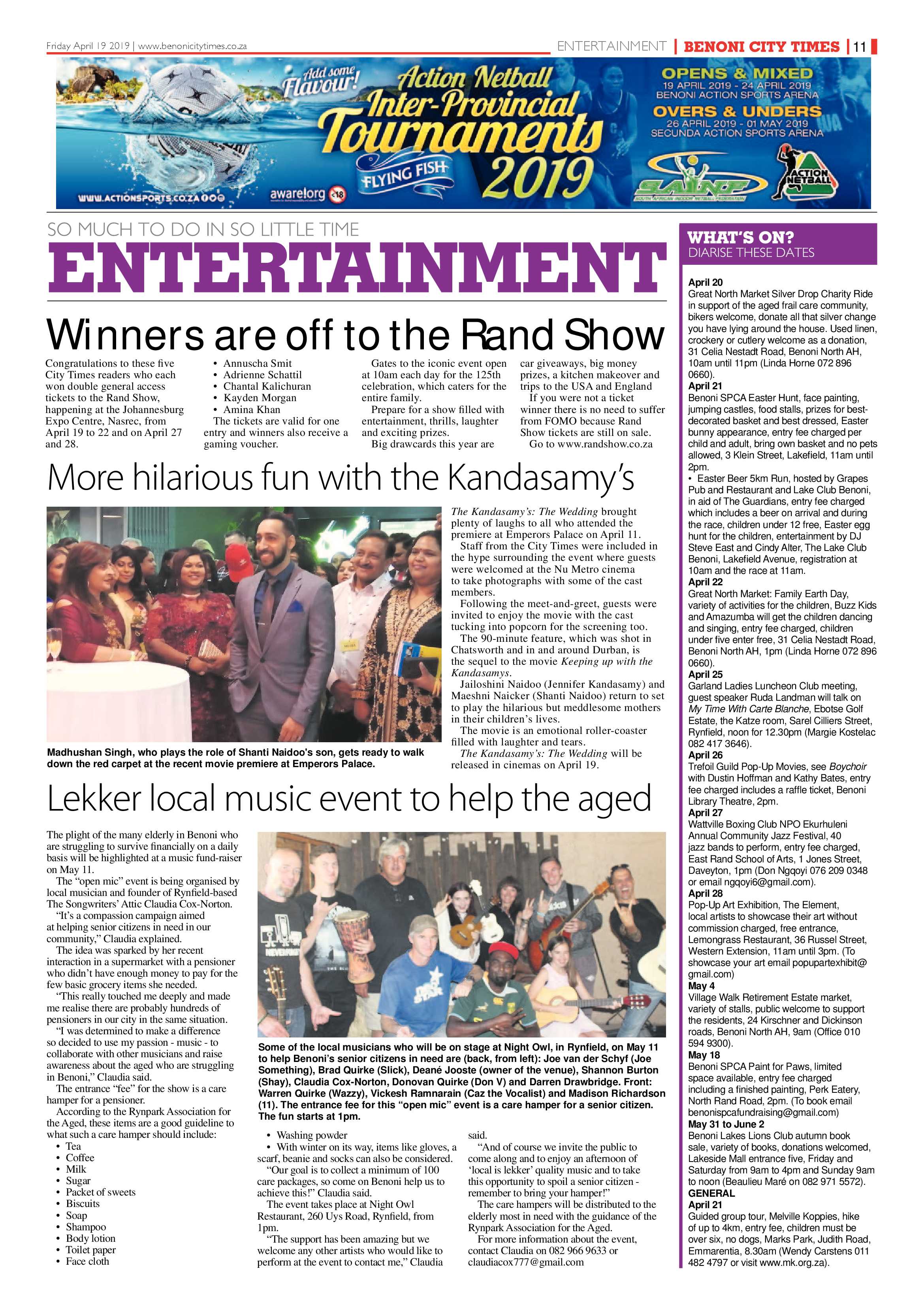 Benoni City Times 18 April 2019 page 11