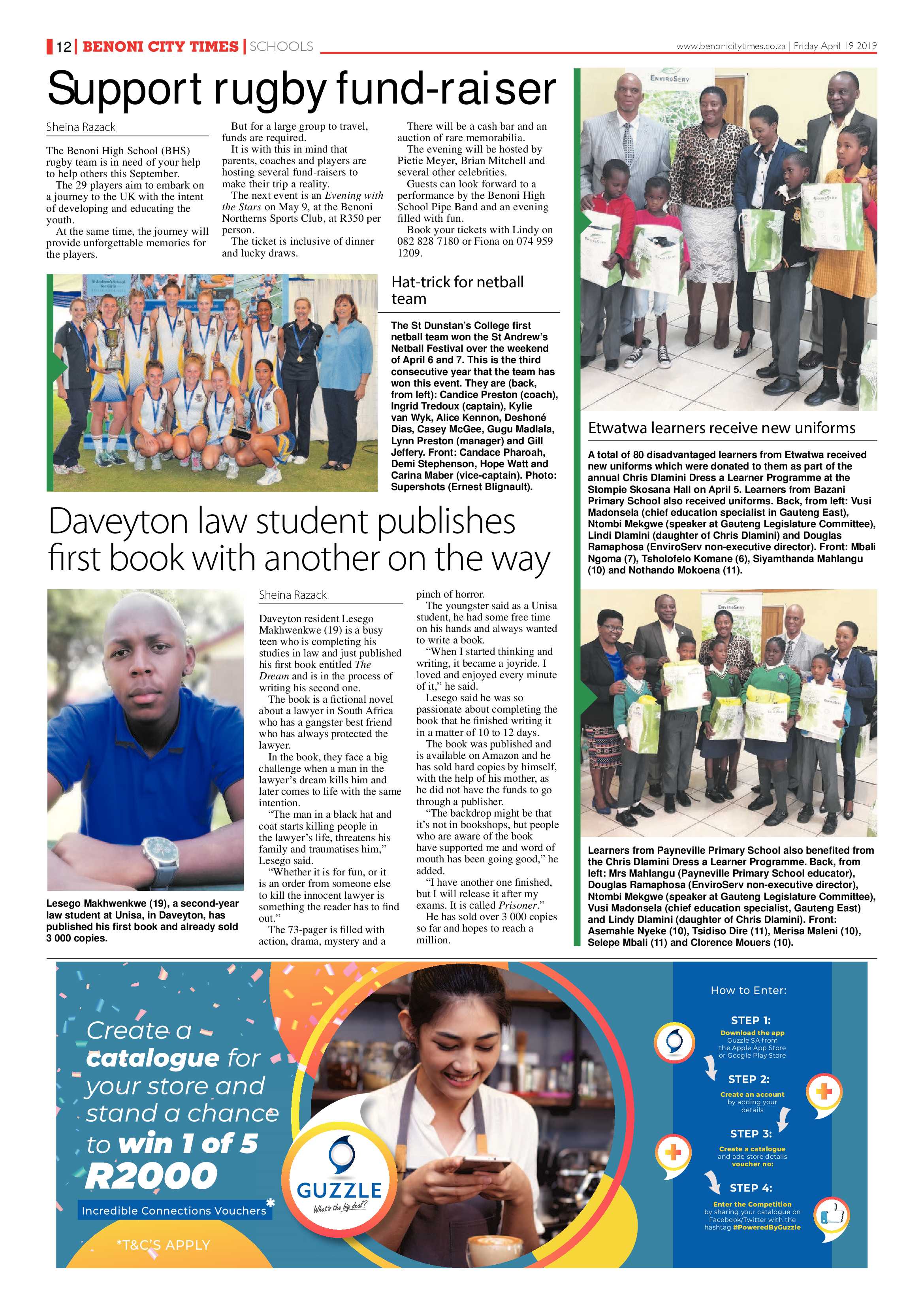 Benoni City Times 18 April 2019 page 12