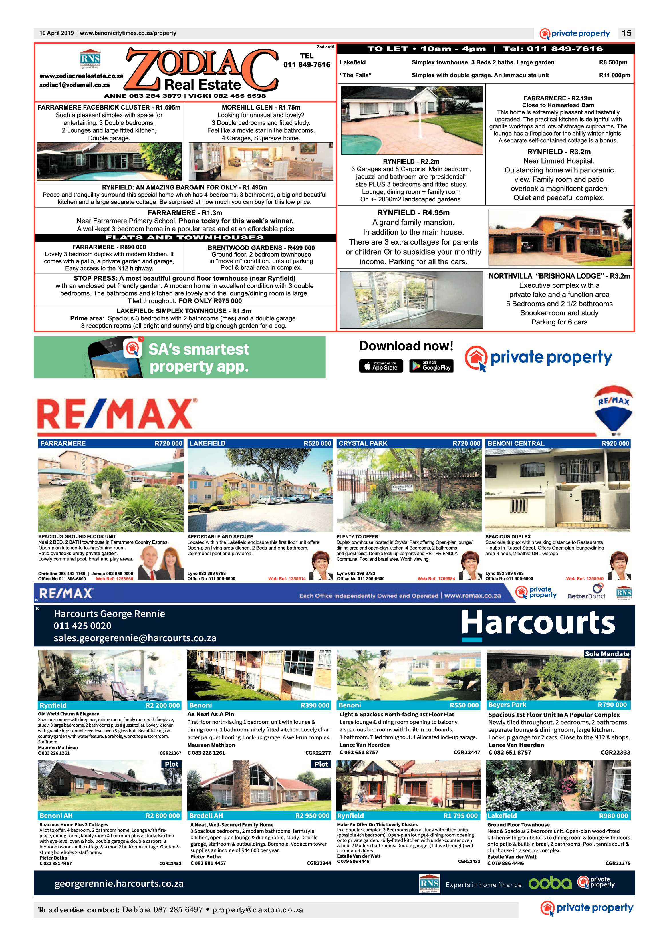 Benoni City Times 18 April 2019 page 15