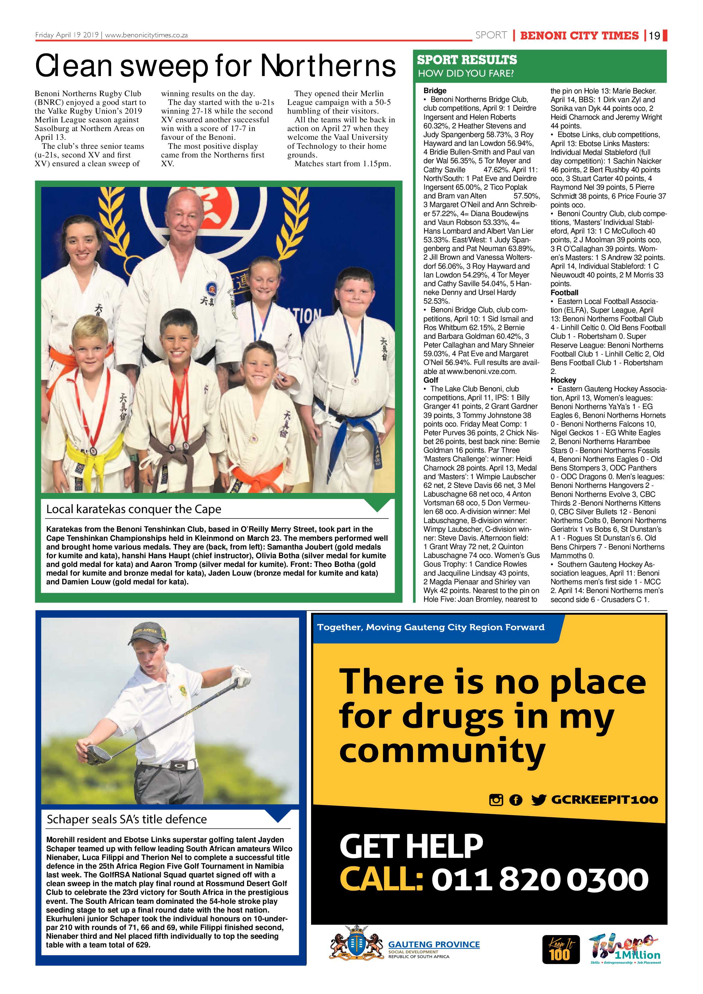 Benoni City Times 18 April 2019 page 19