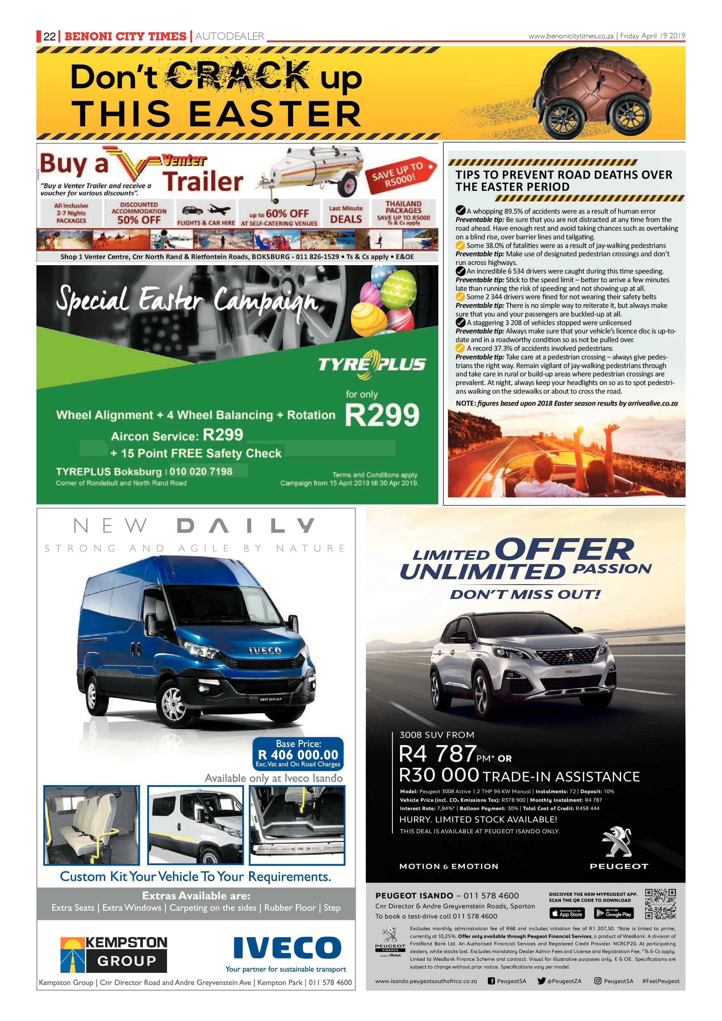 Benoni City Times 18 April 2019 page 22