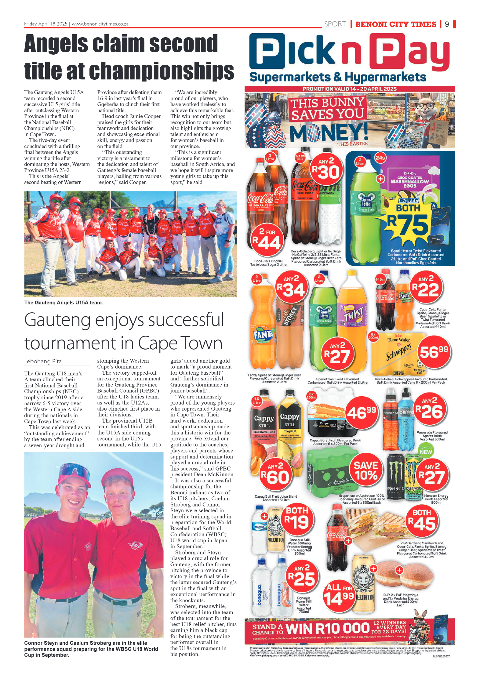 Benoni City Times 18 April 2025 page 9