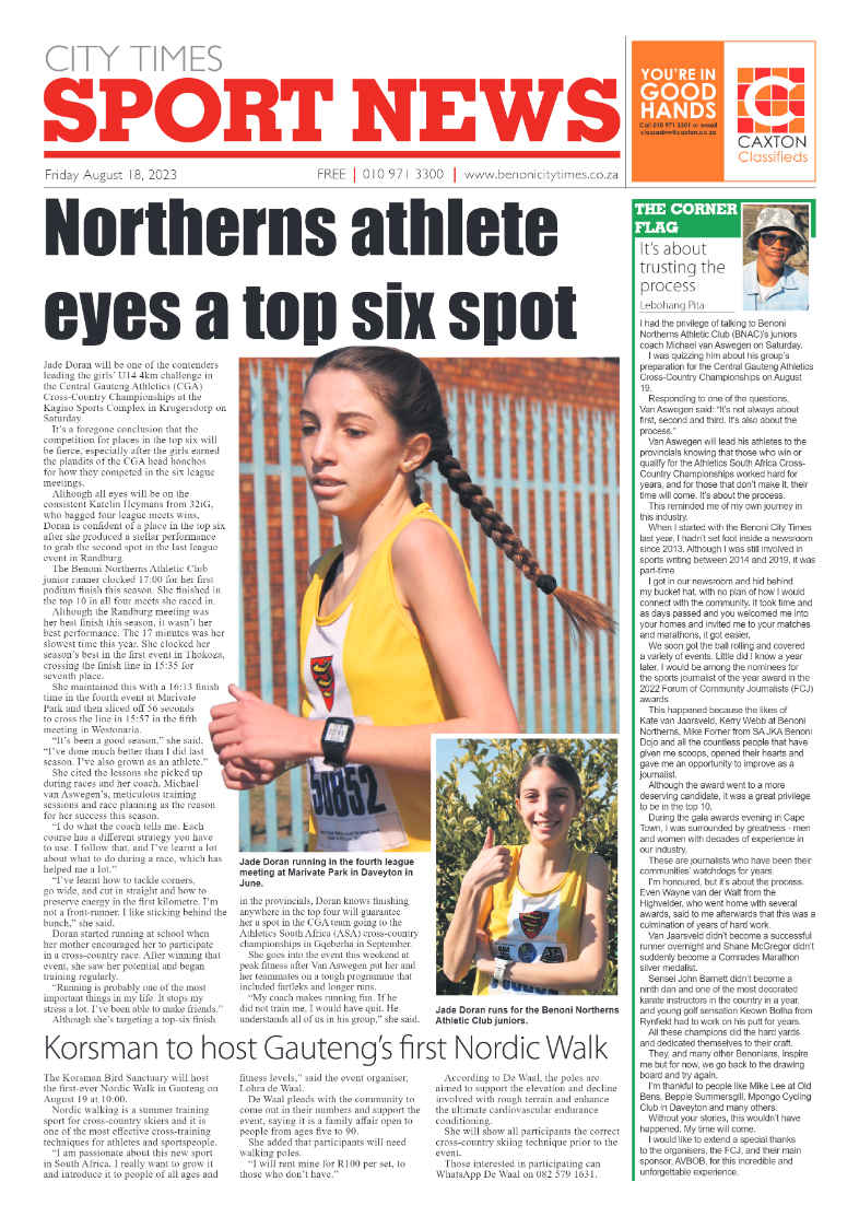 Benoni City Times 18 August 2023 page 12