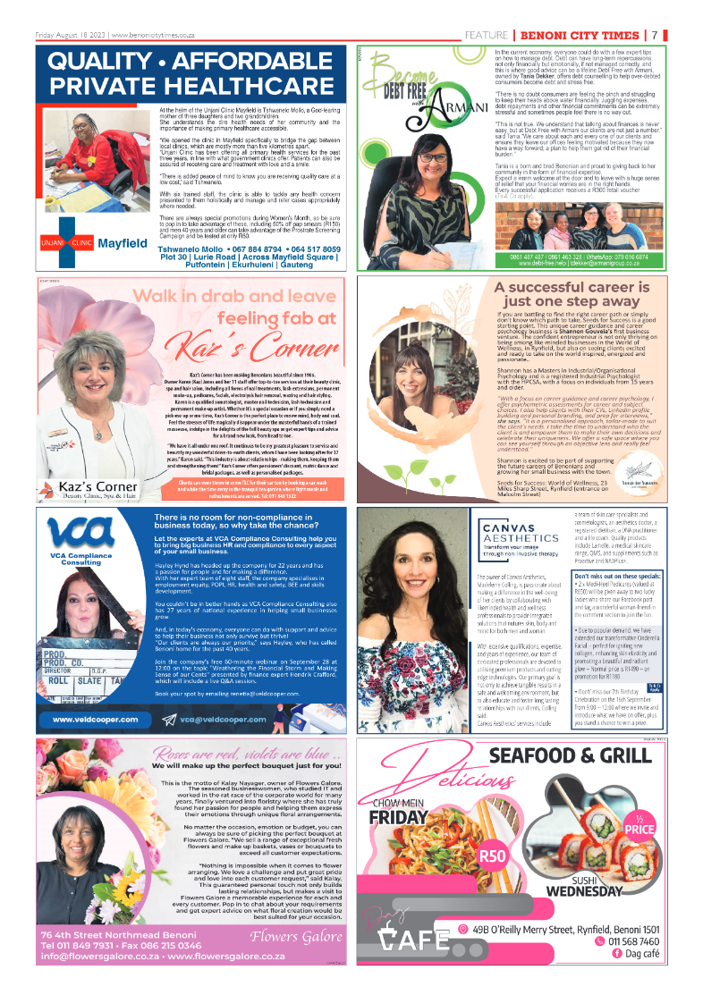Benoni City Times 18 August 2023 page 7