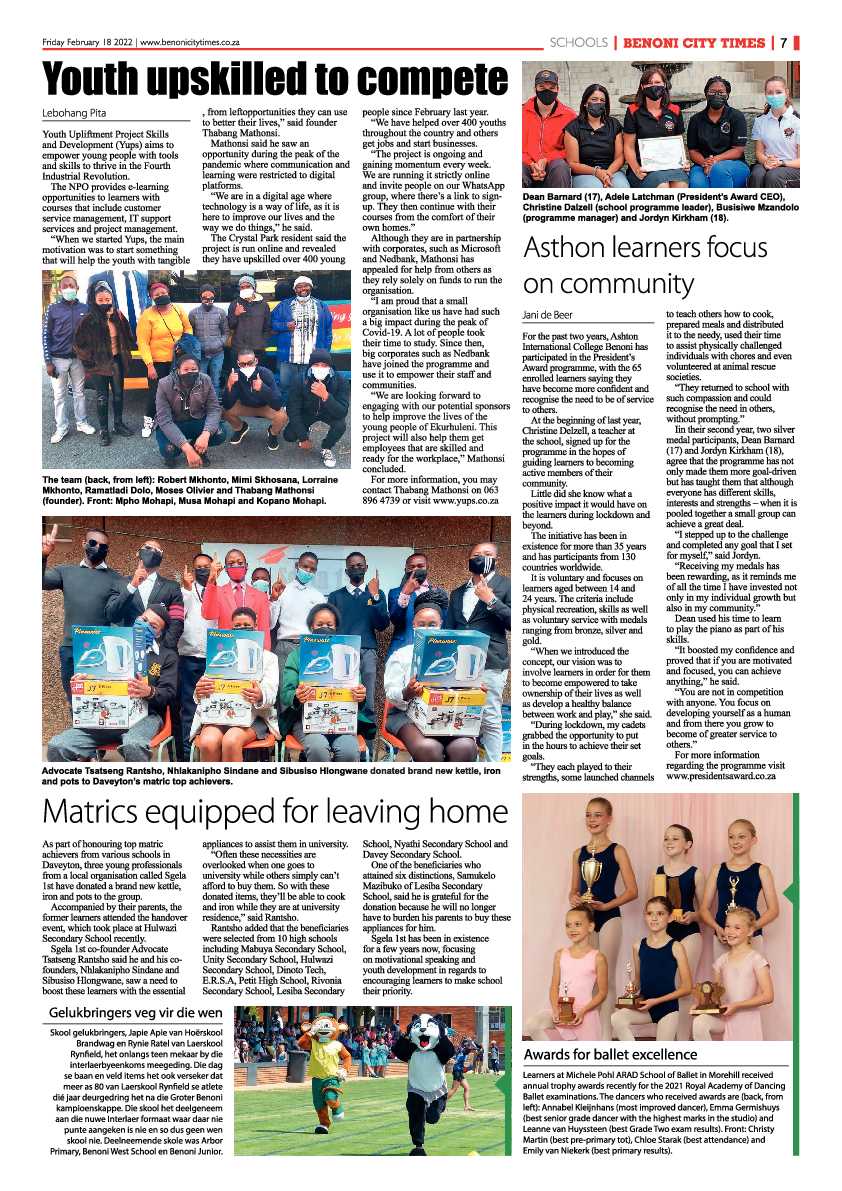 Benoni City Times 18 February 2022 page 7
