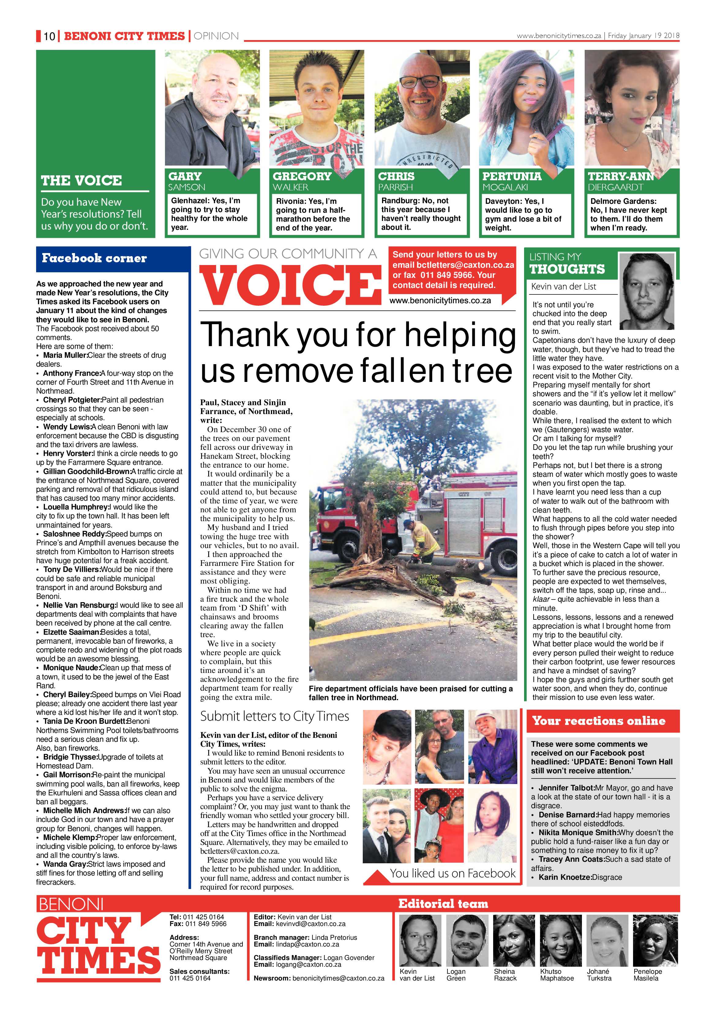 Benoni City Times 18 January 2018 page 10