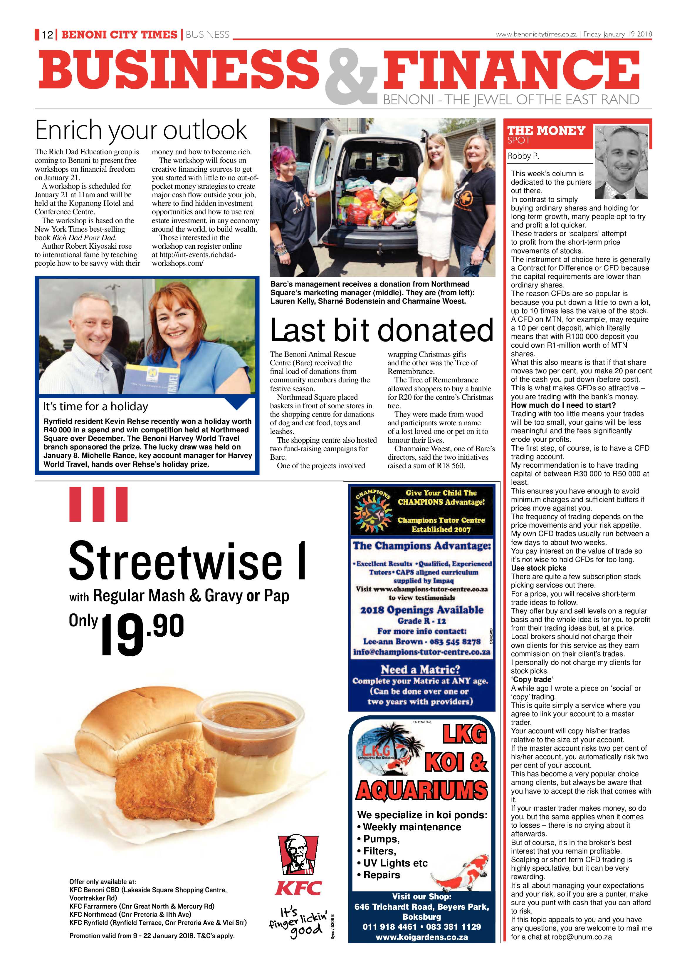 Benoni City Times 18 January 2018 page 12