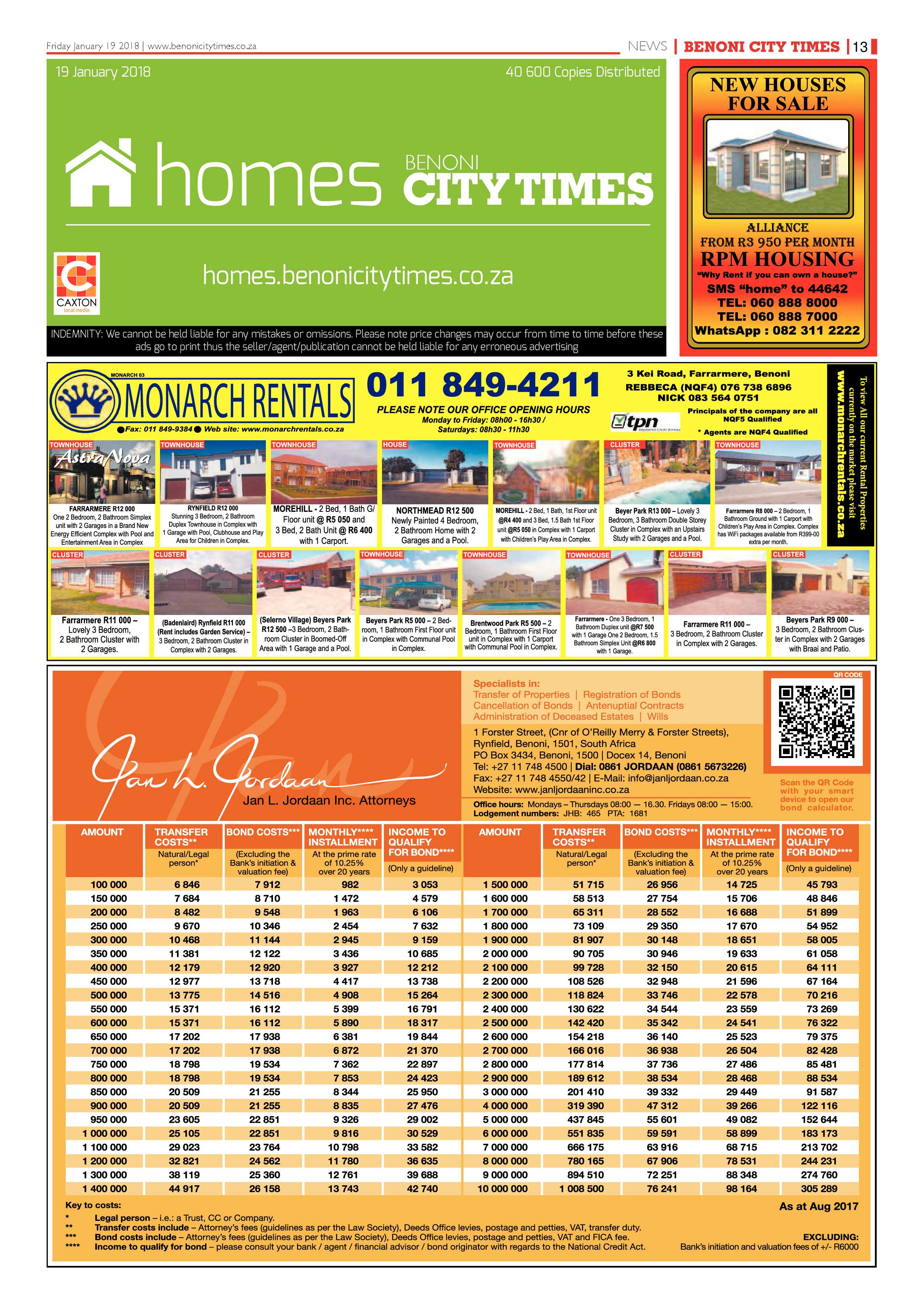Benoni City Times 18 January 2018 page 13