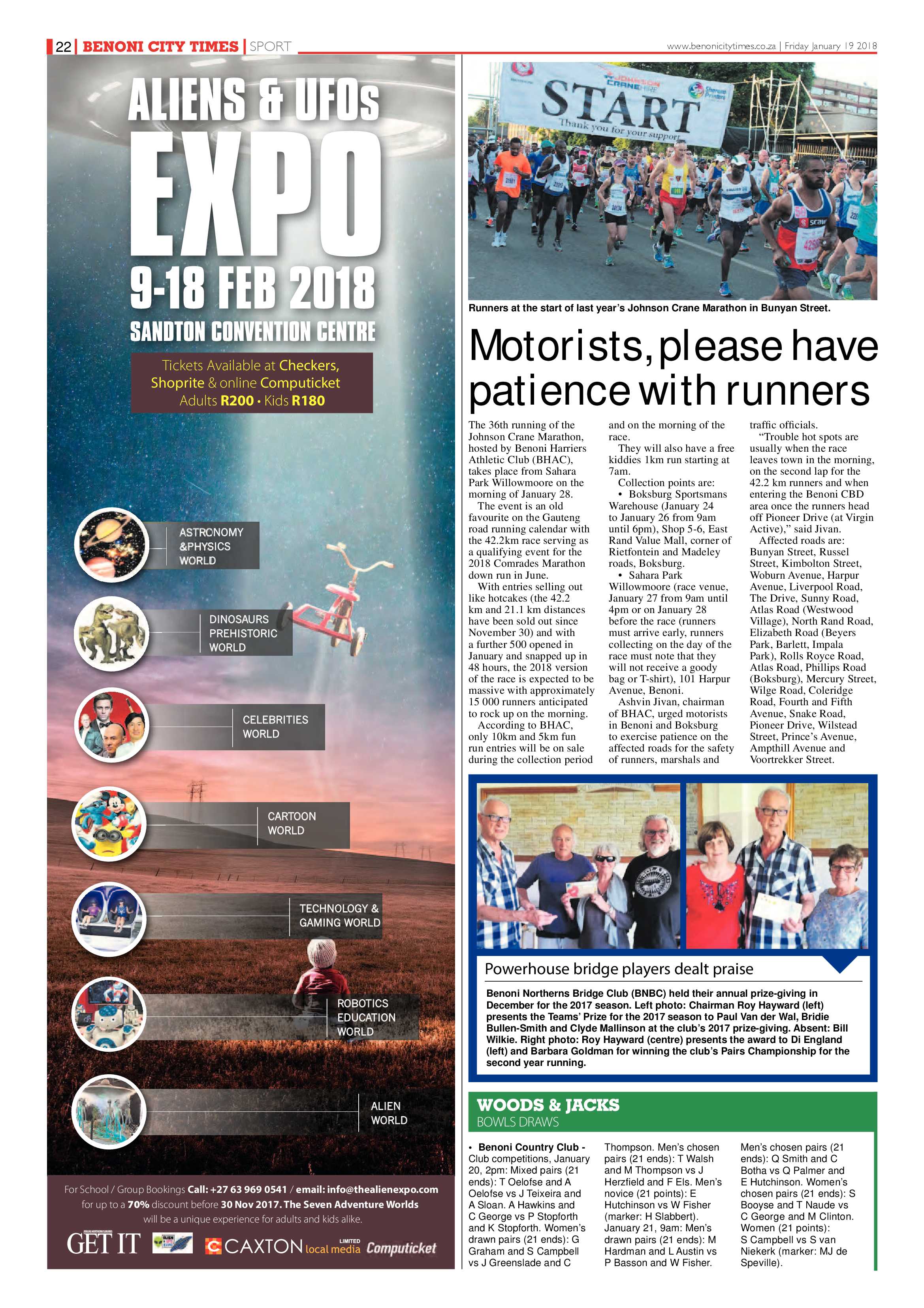 Benoni City Times 18 January 2018 page 22