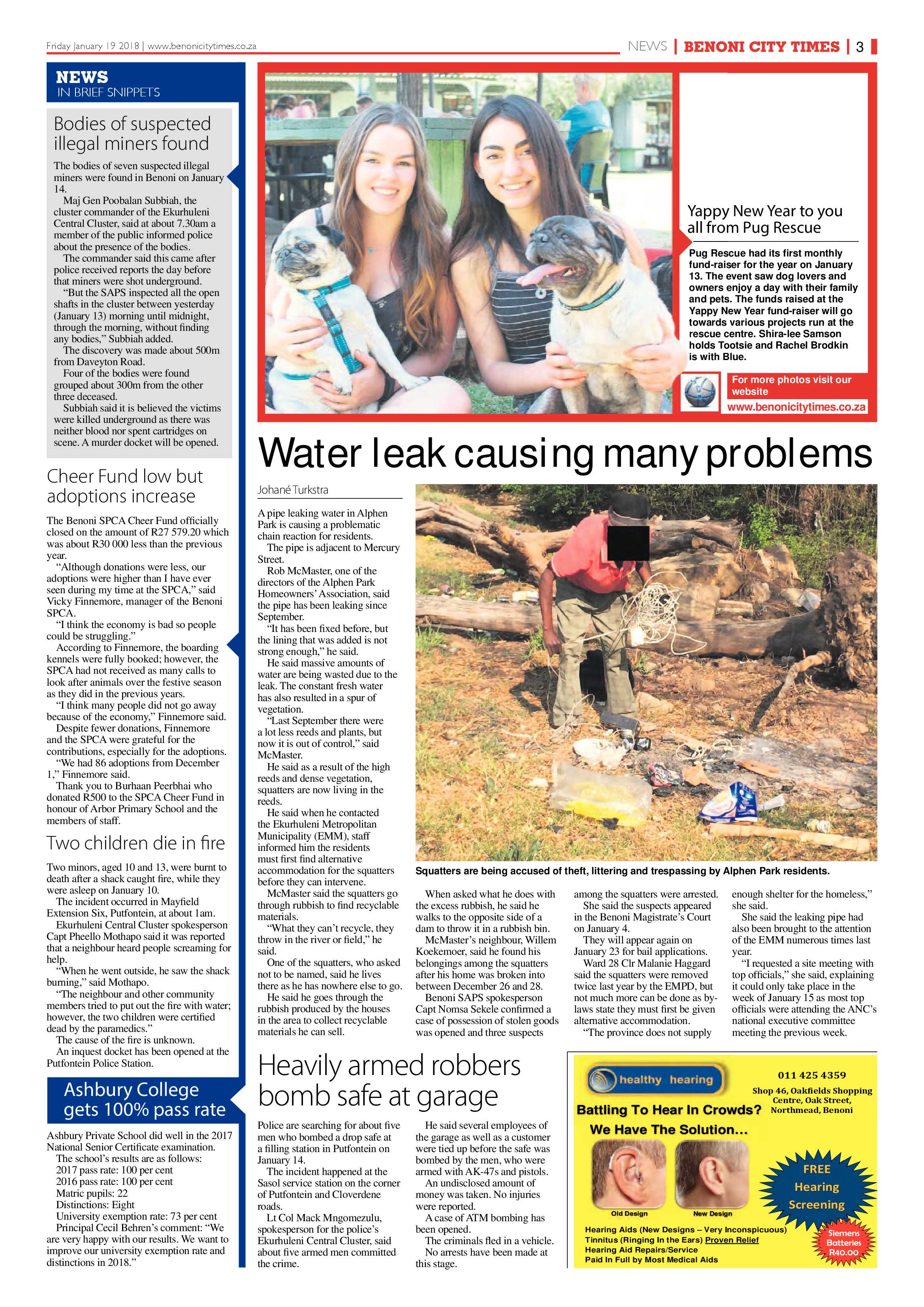 Benoni City Times 18 January 2018 page 3