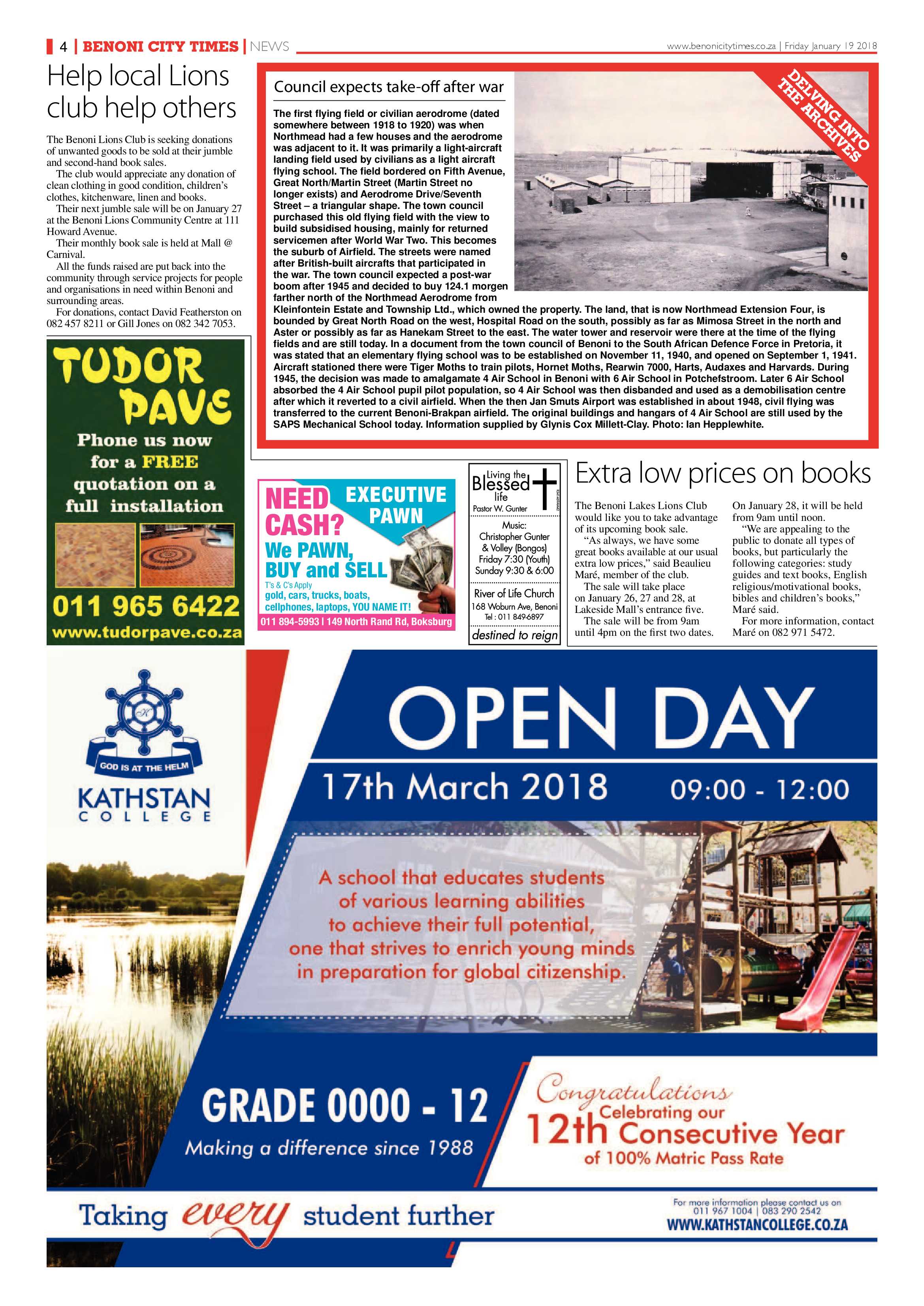 Benoni City Times 18 January 2018 page 4