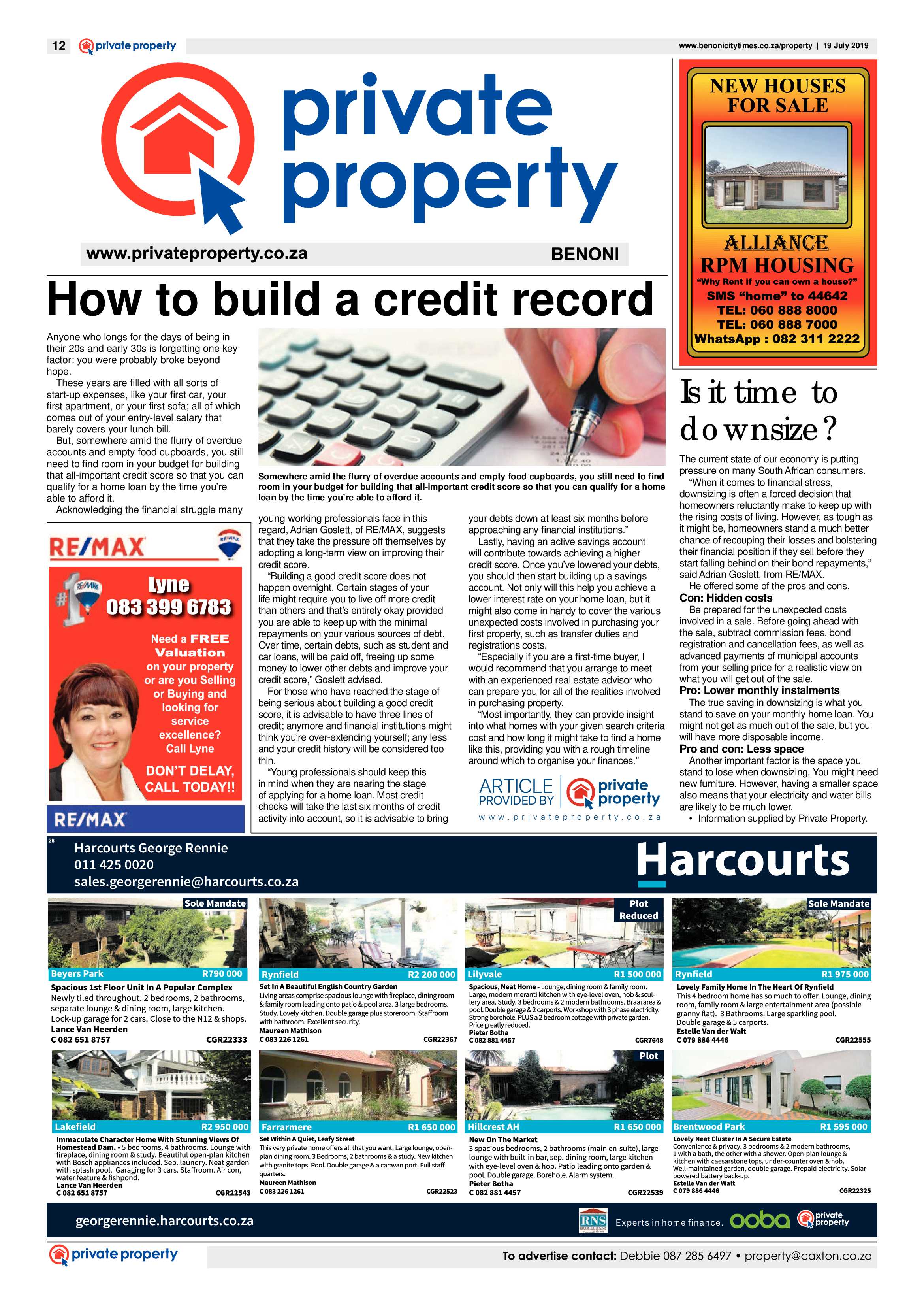 Benoni City Times 18 July 2019 page 12