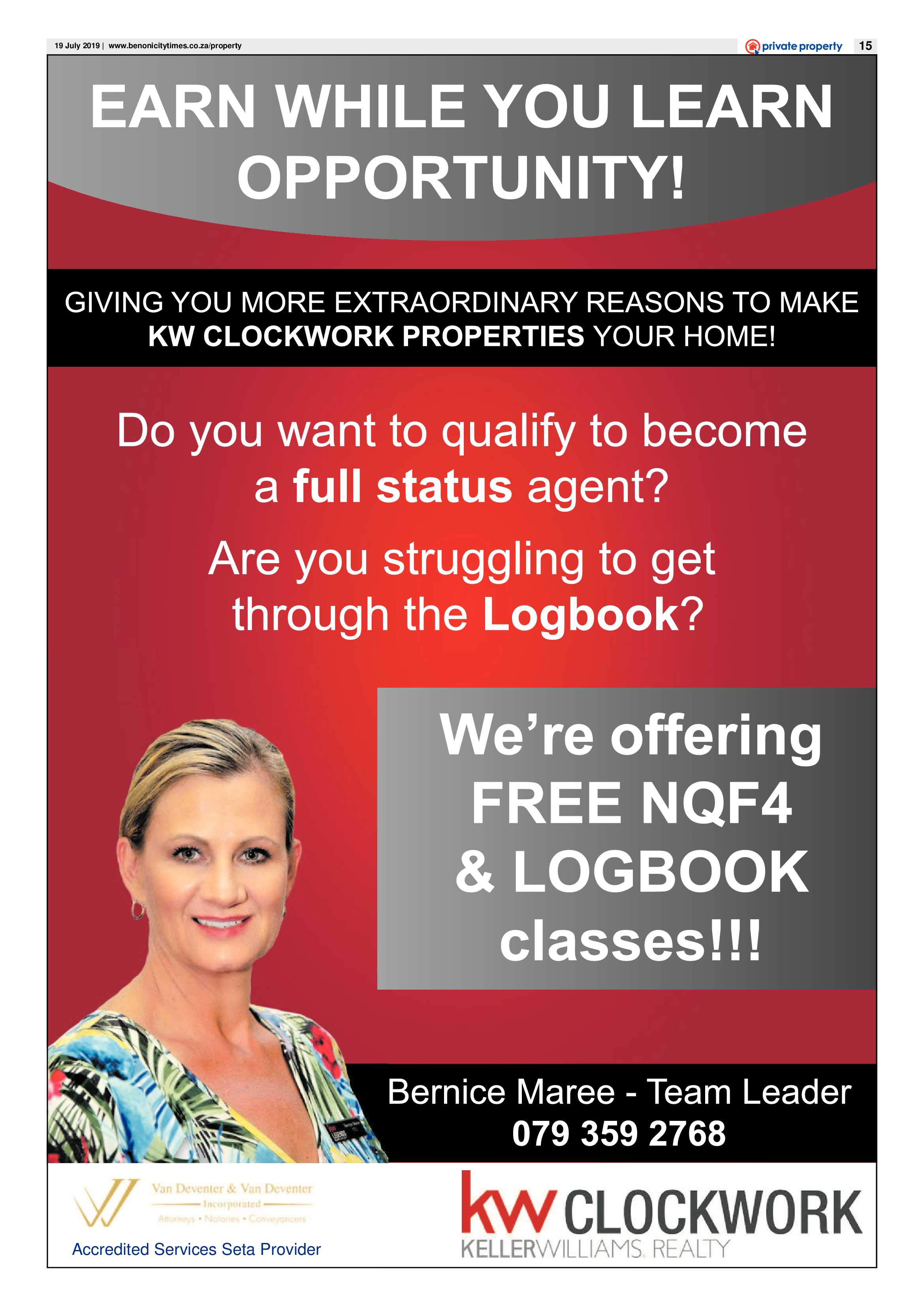 Benoni City Times 18 July 2019 page 15