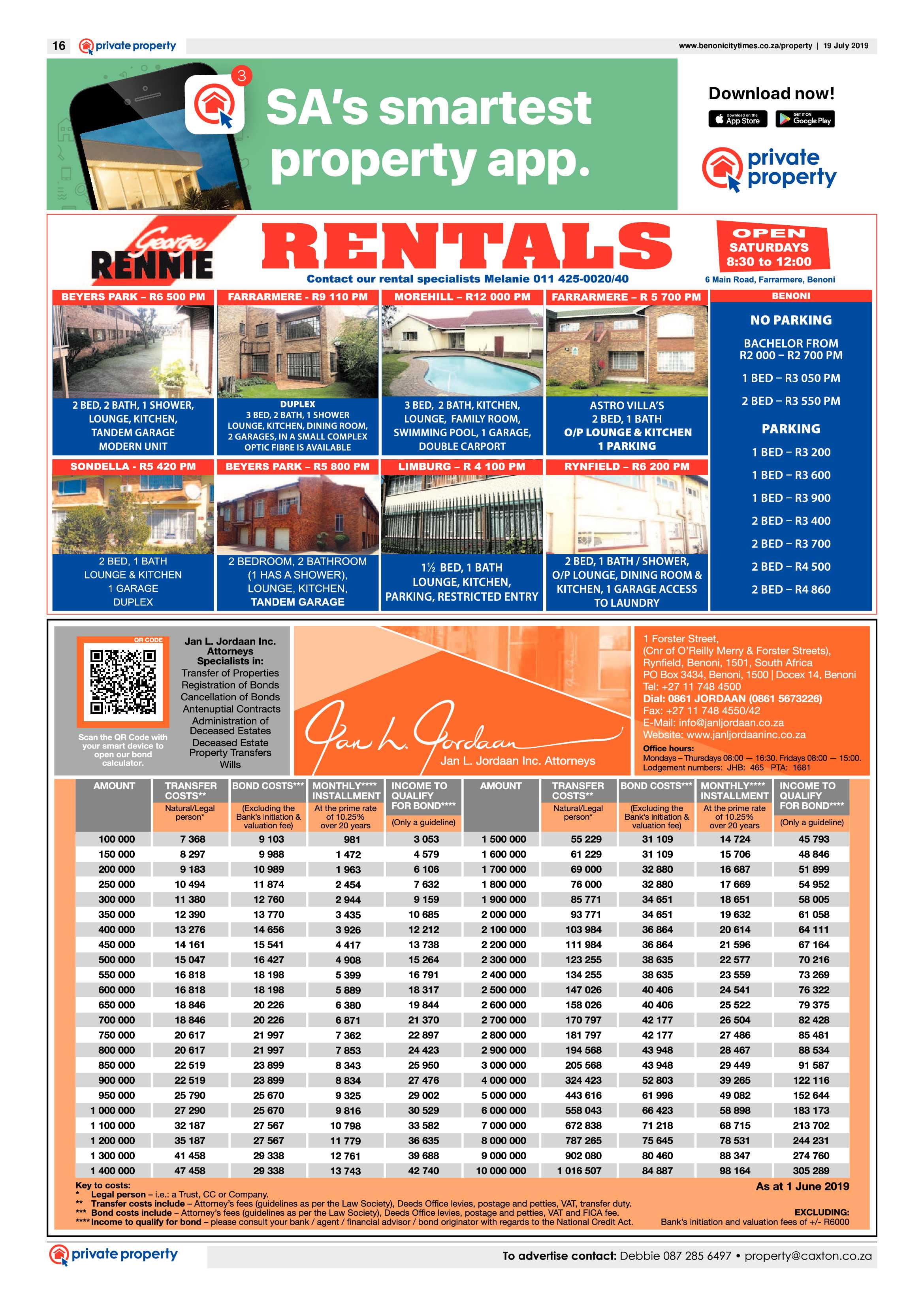 Benoni City Times 18 July 2019 page 16