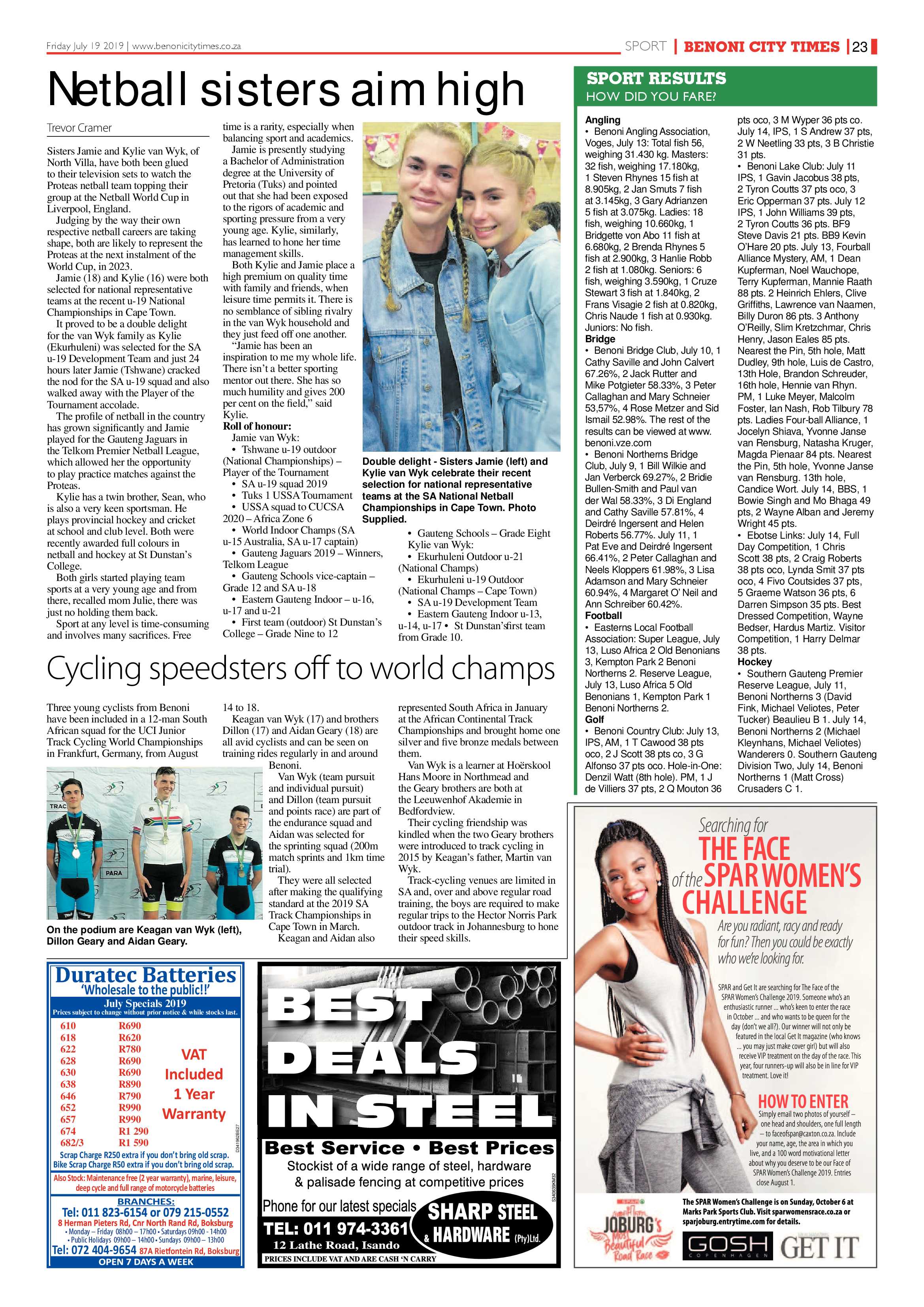 Benoni City Times 18 July 2019 page 23