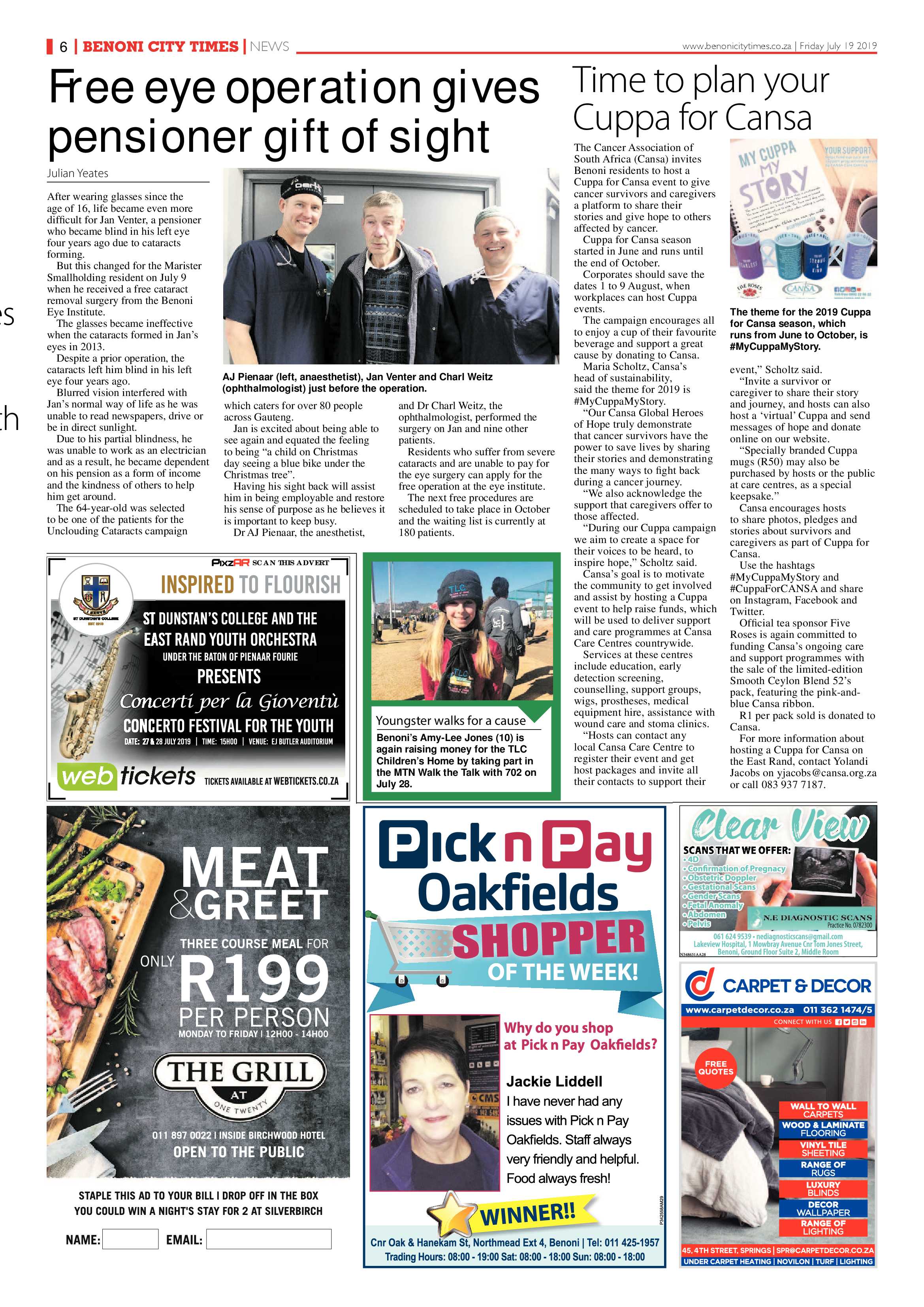 Benoni City Times 18 July 2019 page 6