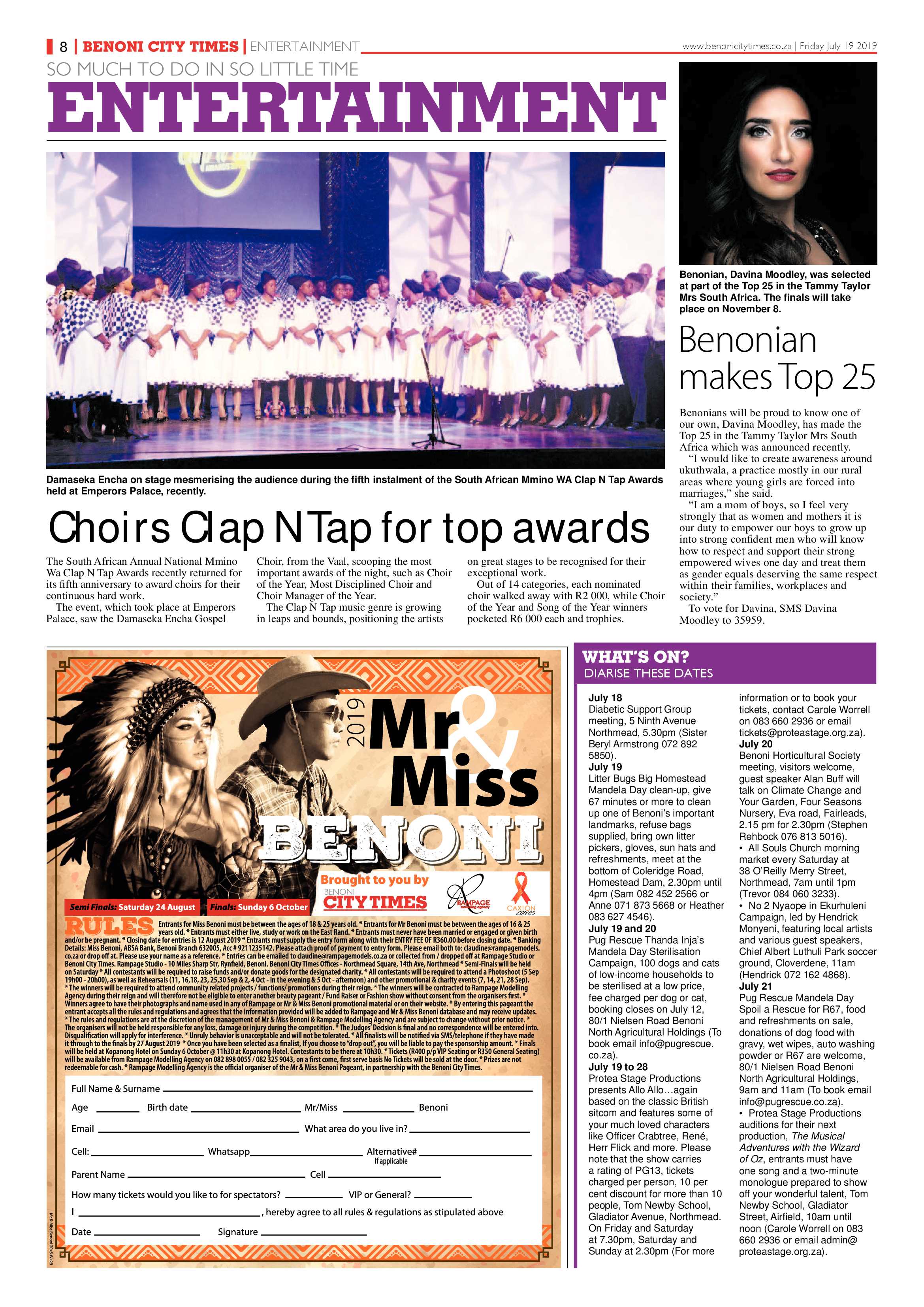 Benoni City Times 18 July 2019 page 8