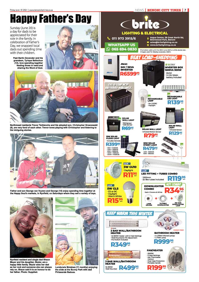 Benoni City Times 18 June 2021 page 7