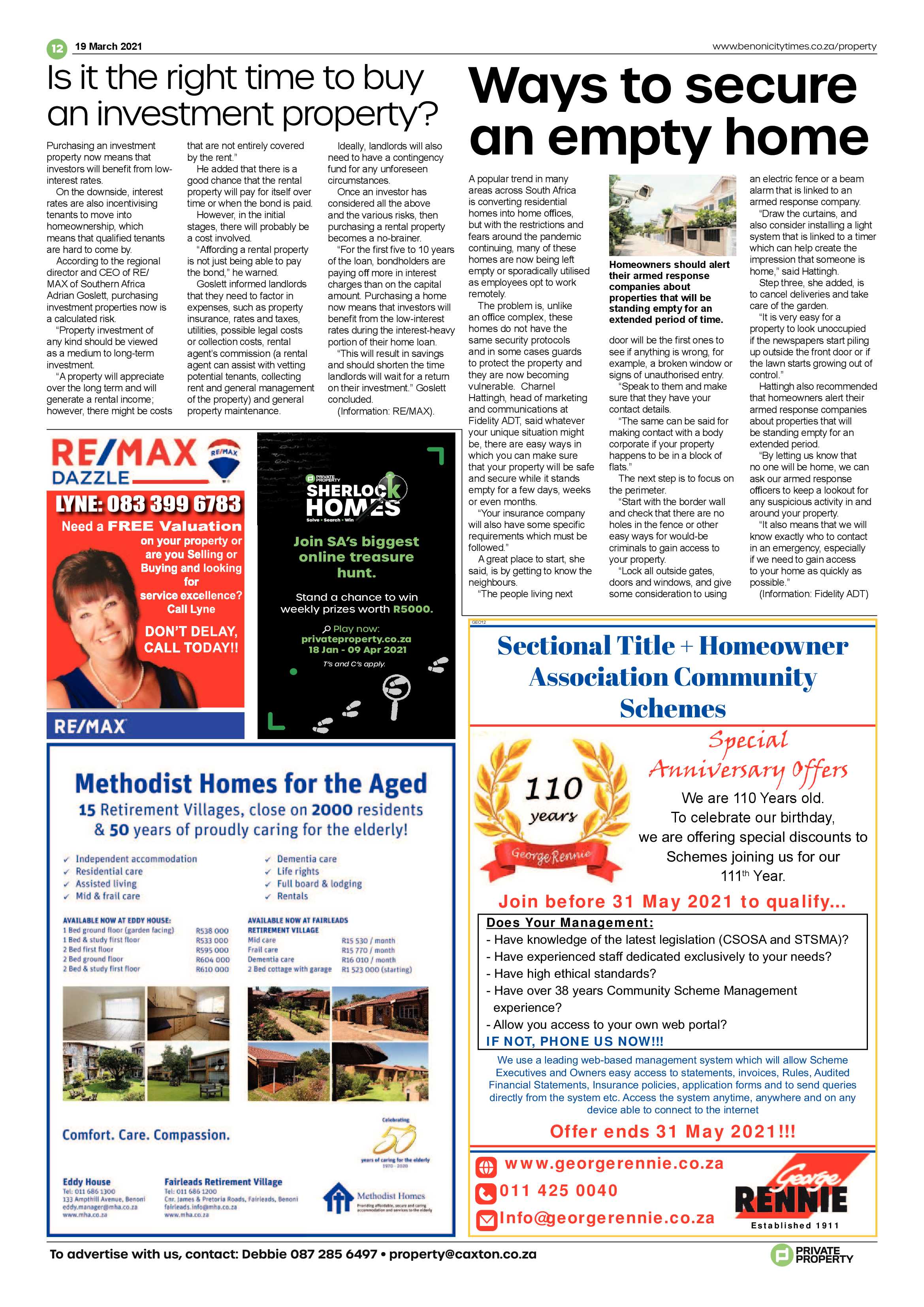 Benoni City Times 18 March 2021 page 12