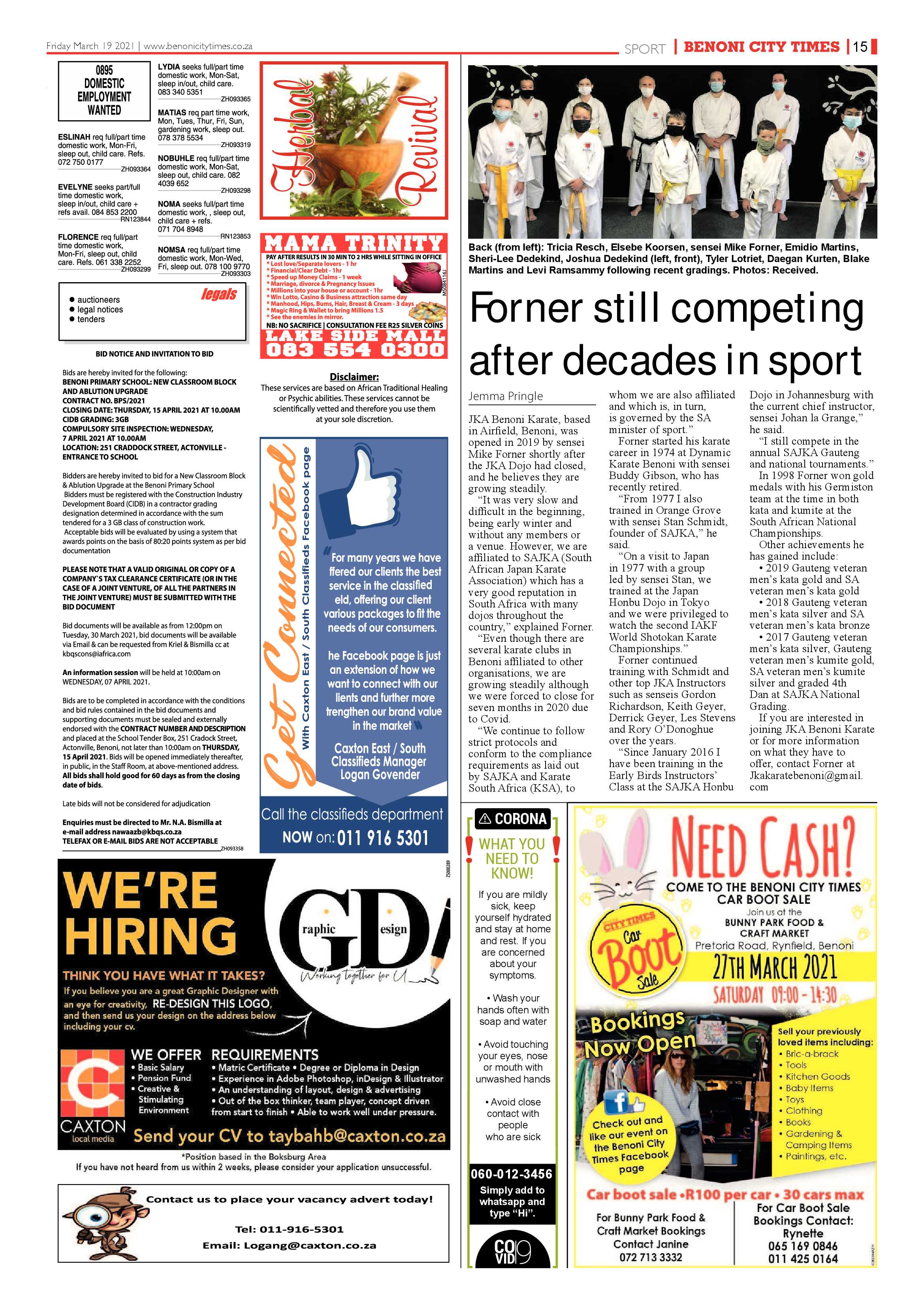 Benoni City Times 18 March 2021 page 15