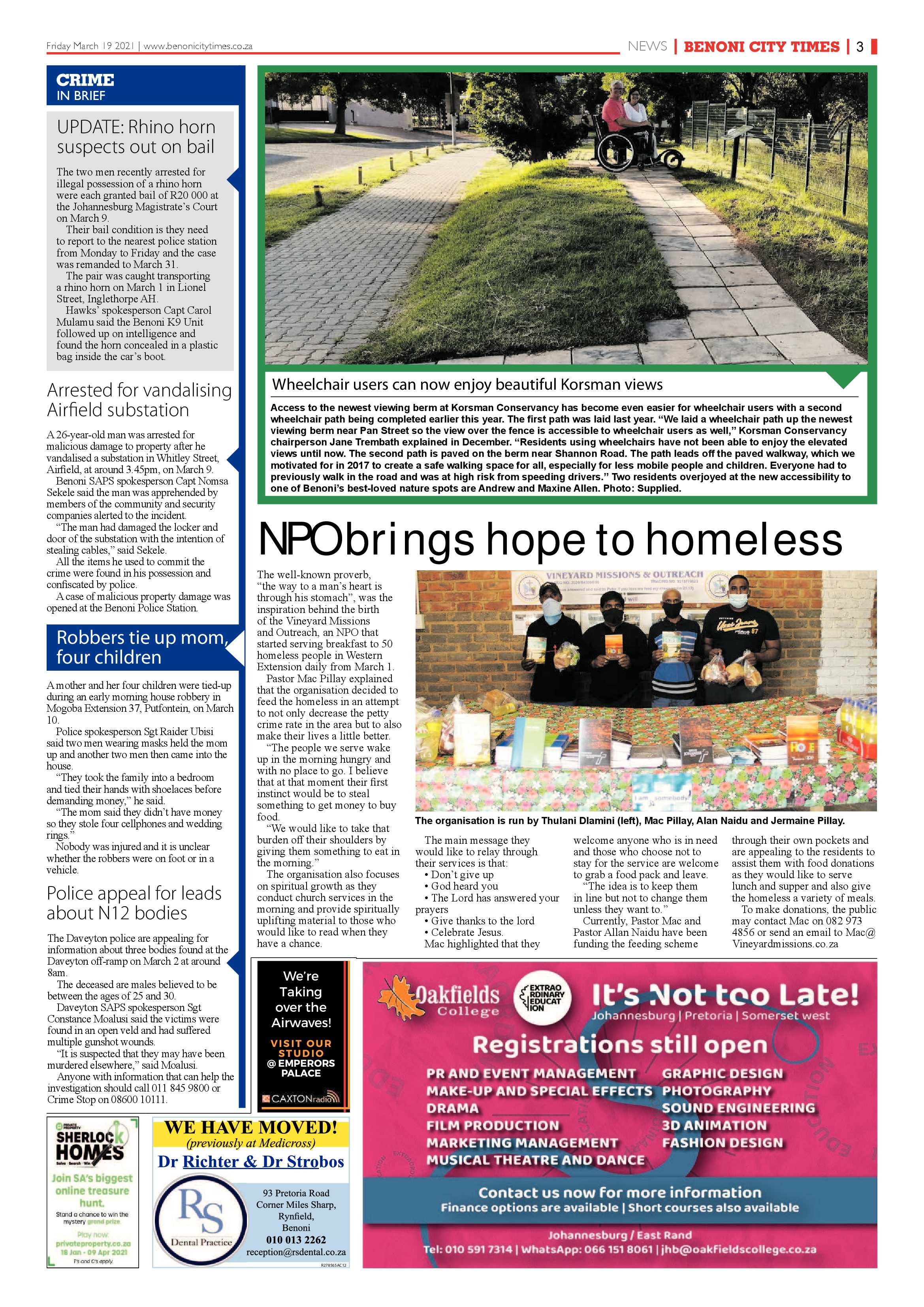 Benoni City Times 18 March 2021 page 3