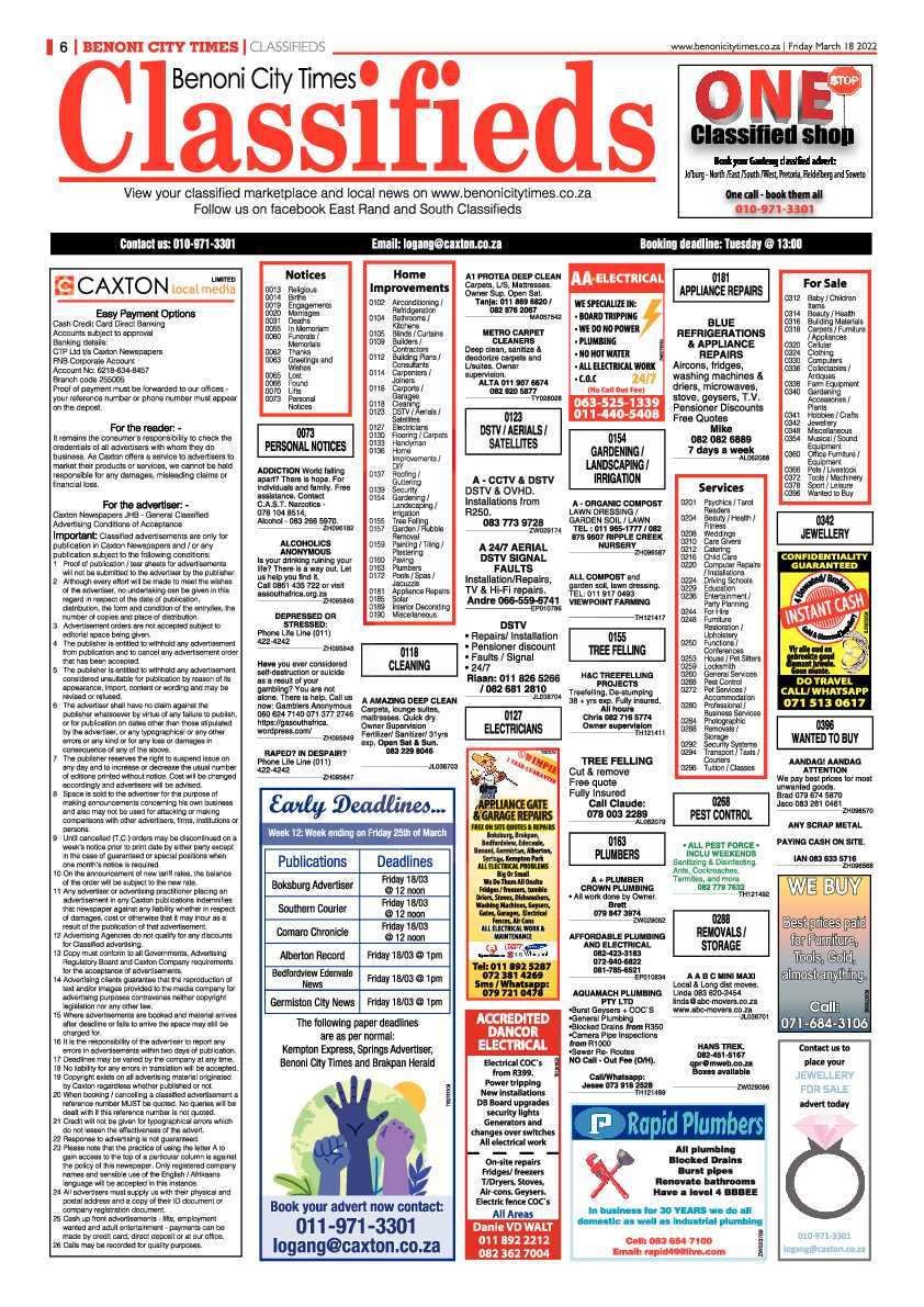 Benoni City Times 18 March 2022 page 6