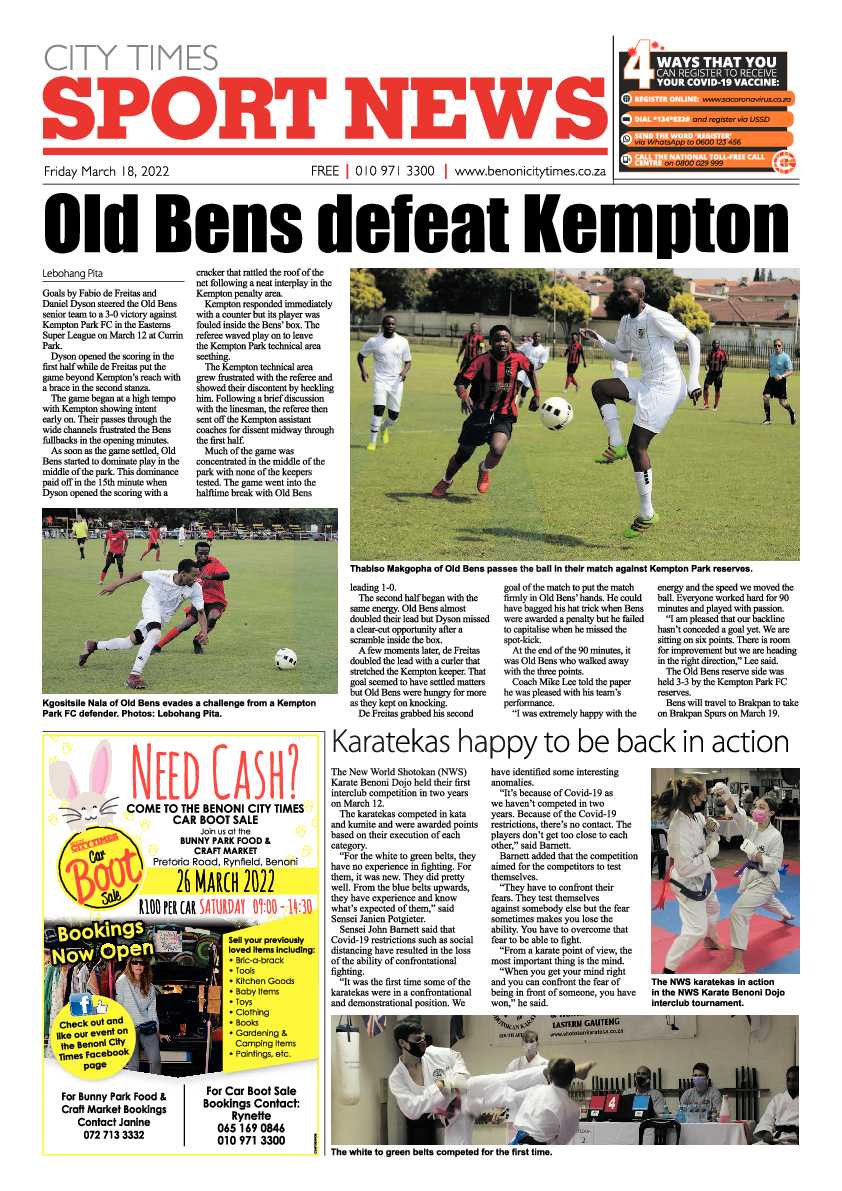 Benoni City Times 18 March 2022 page 8