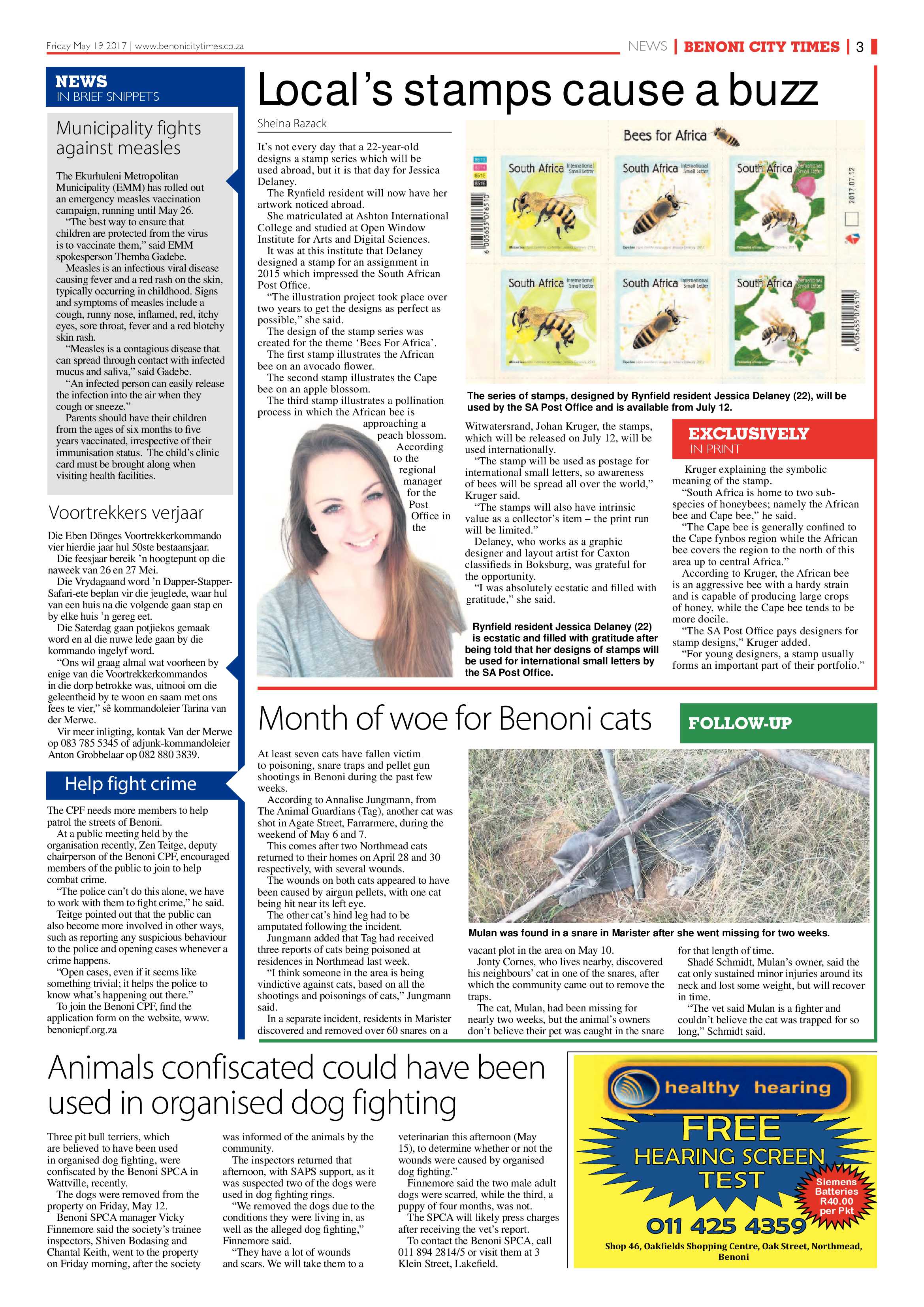 Benoni City Times 18 May 2017 page 3