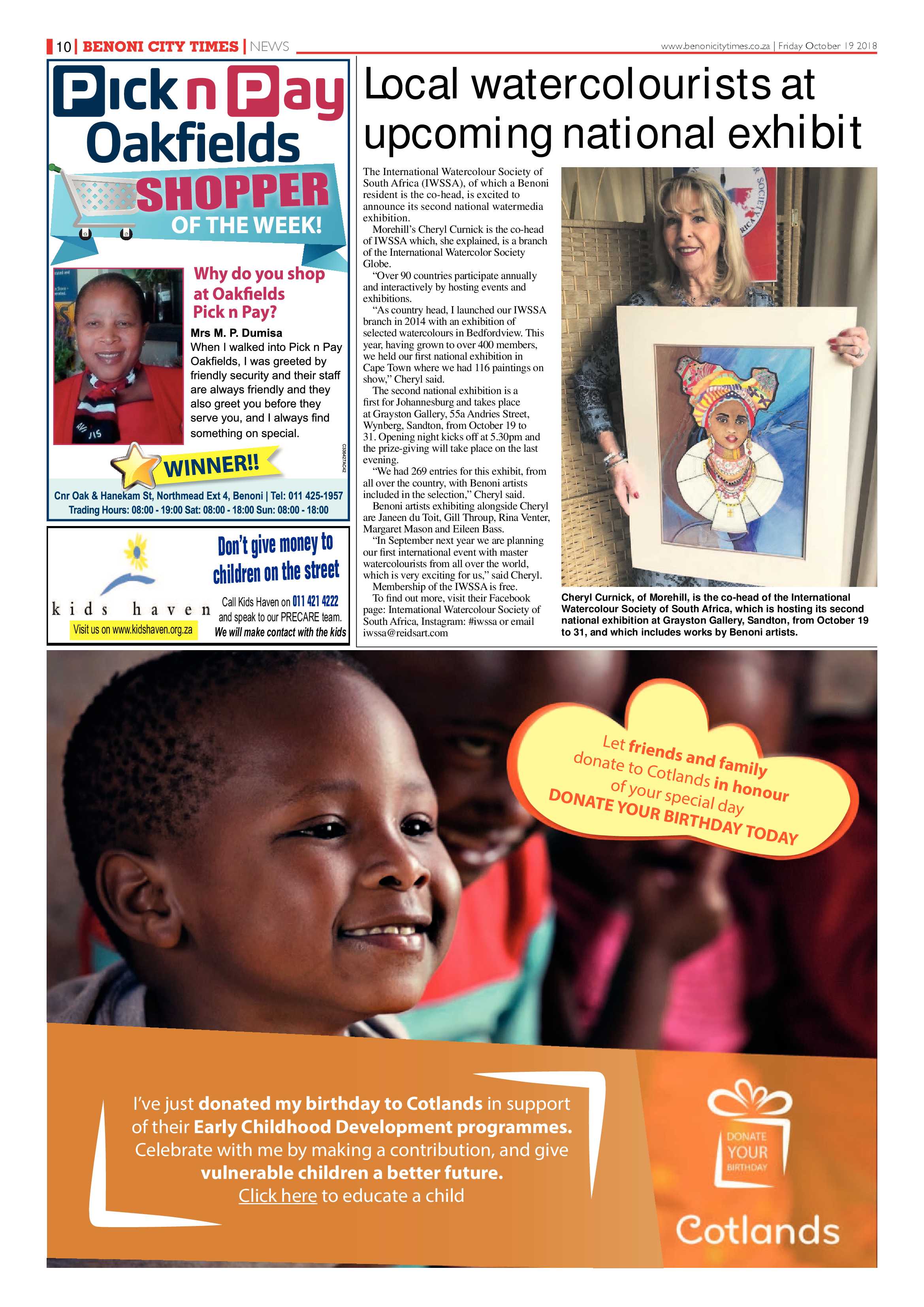 Benoni City Times 18 October 2018 page 10