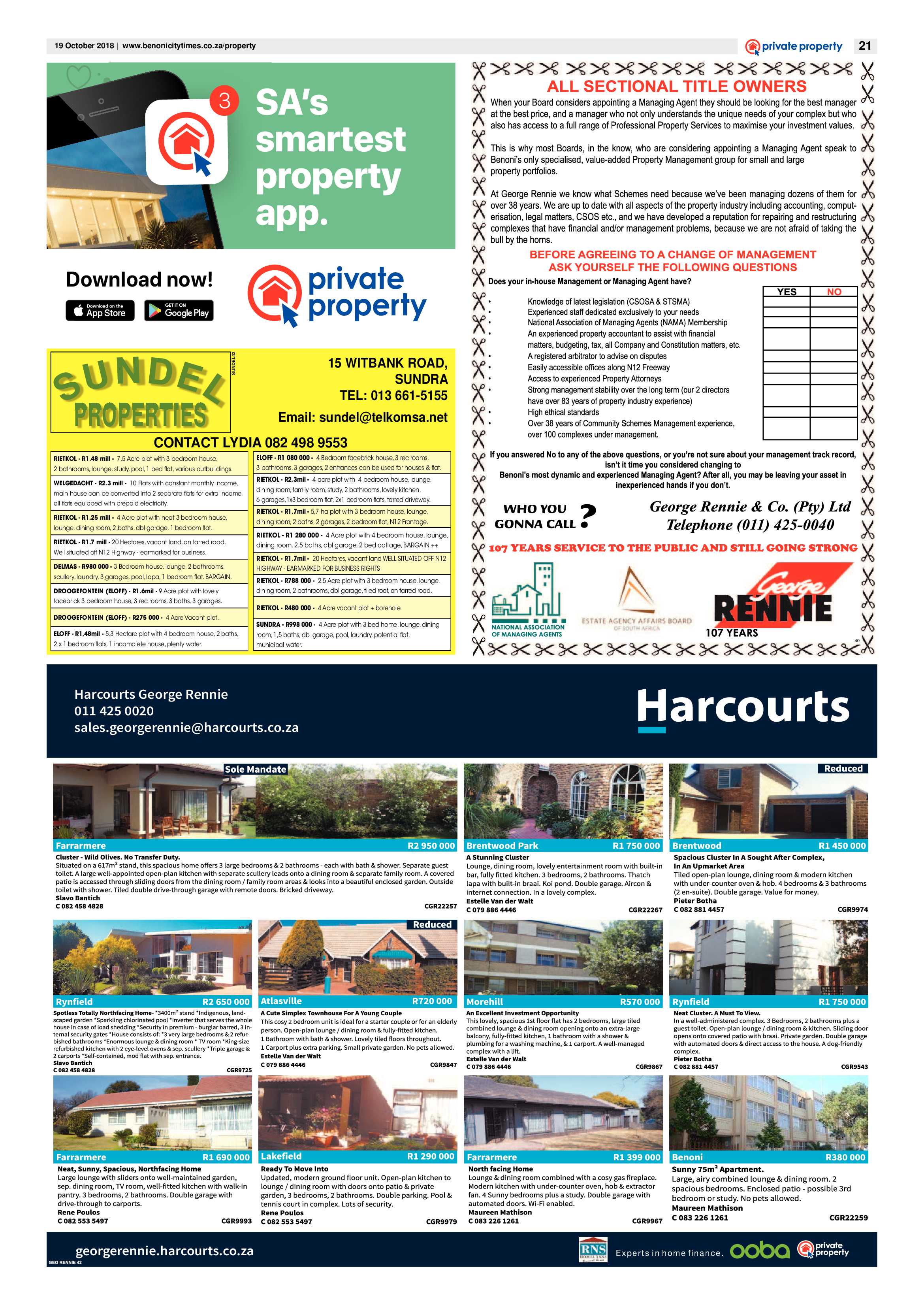 Benoni City Times 18 October 2018 page 21