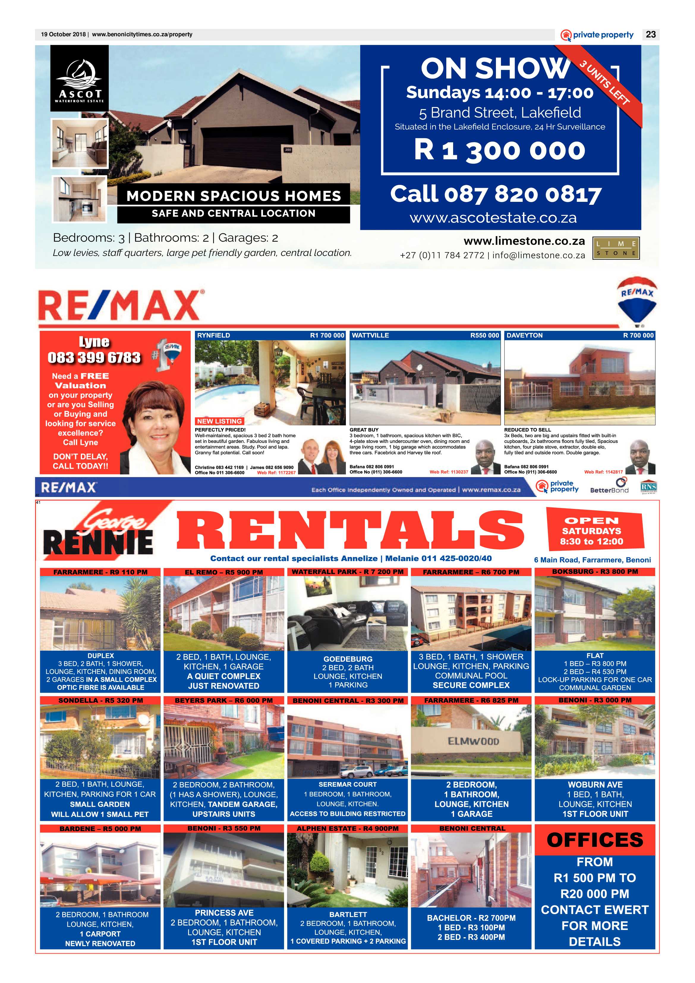 Benoni City Times 18 October 2018 page 23