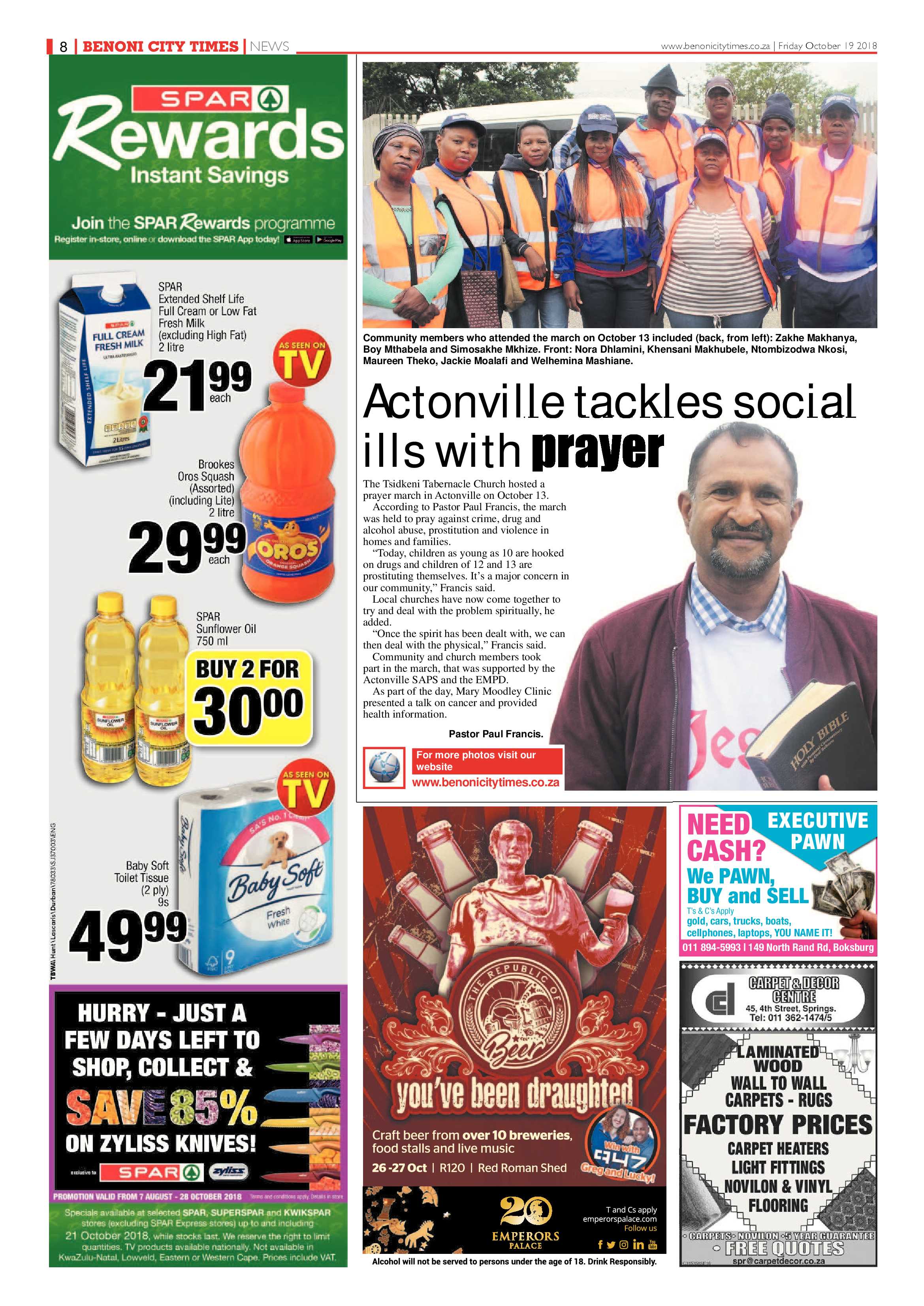 Benoni City Times 18 October 2018 page 8