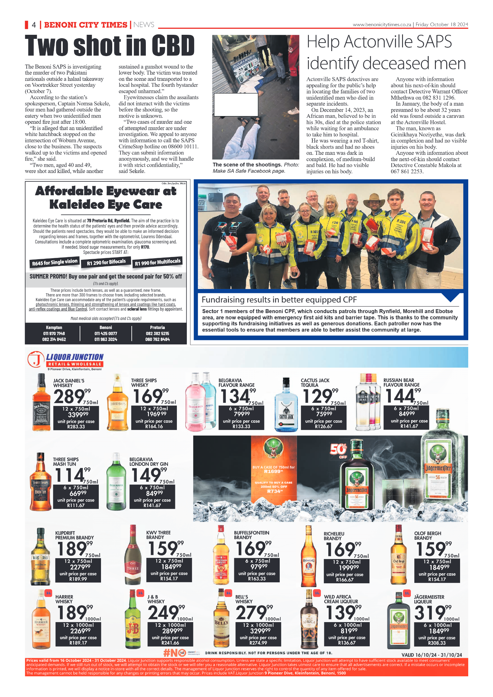 Benoni City Times 18 October 2024 page 4
