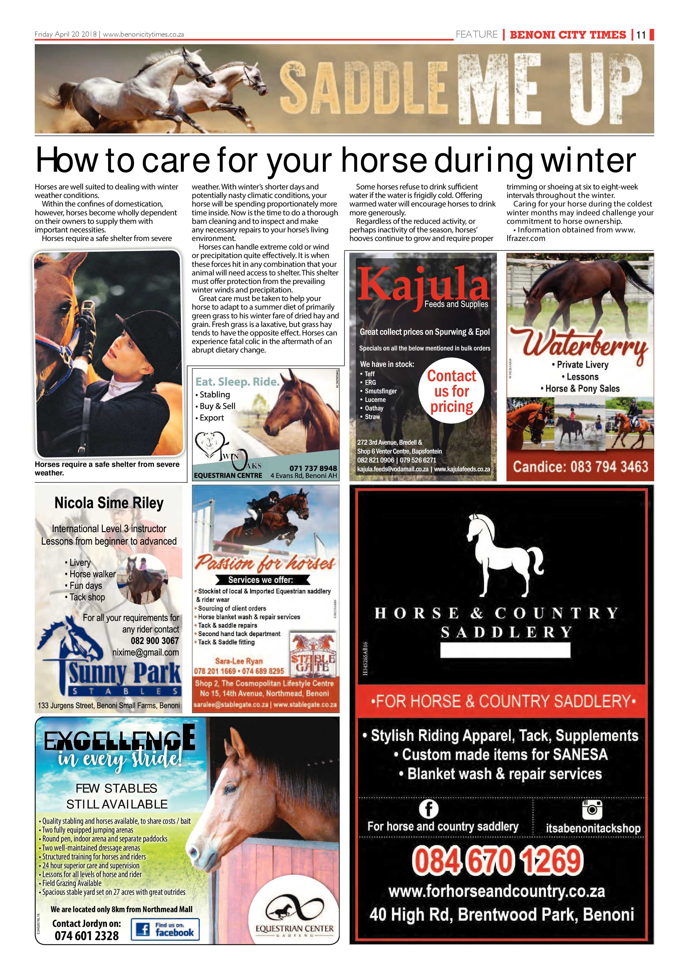 Benoni City Times 19 April 2018 page 11