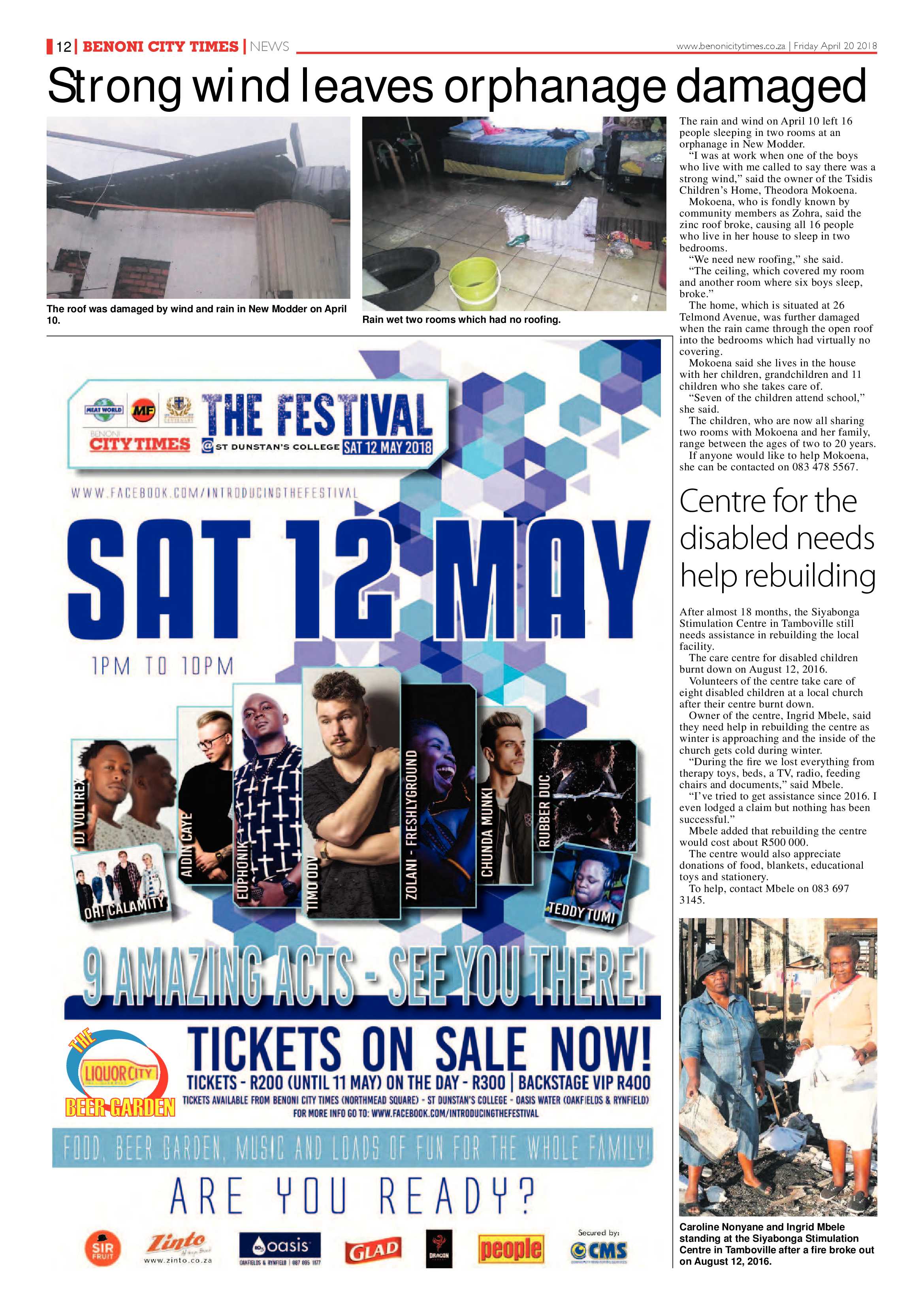 Benoni City Times 19 April 2018 page 12