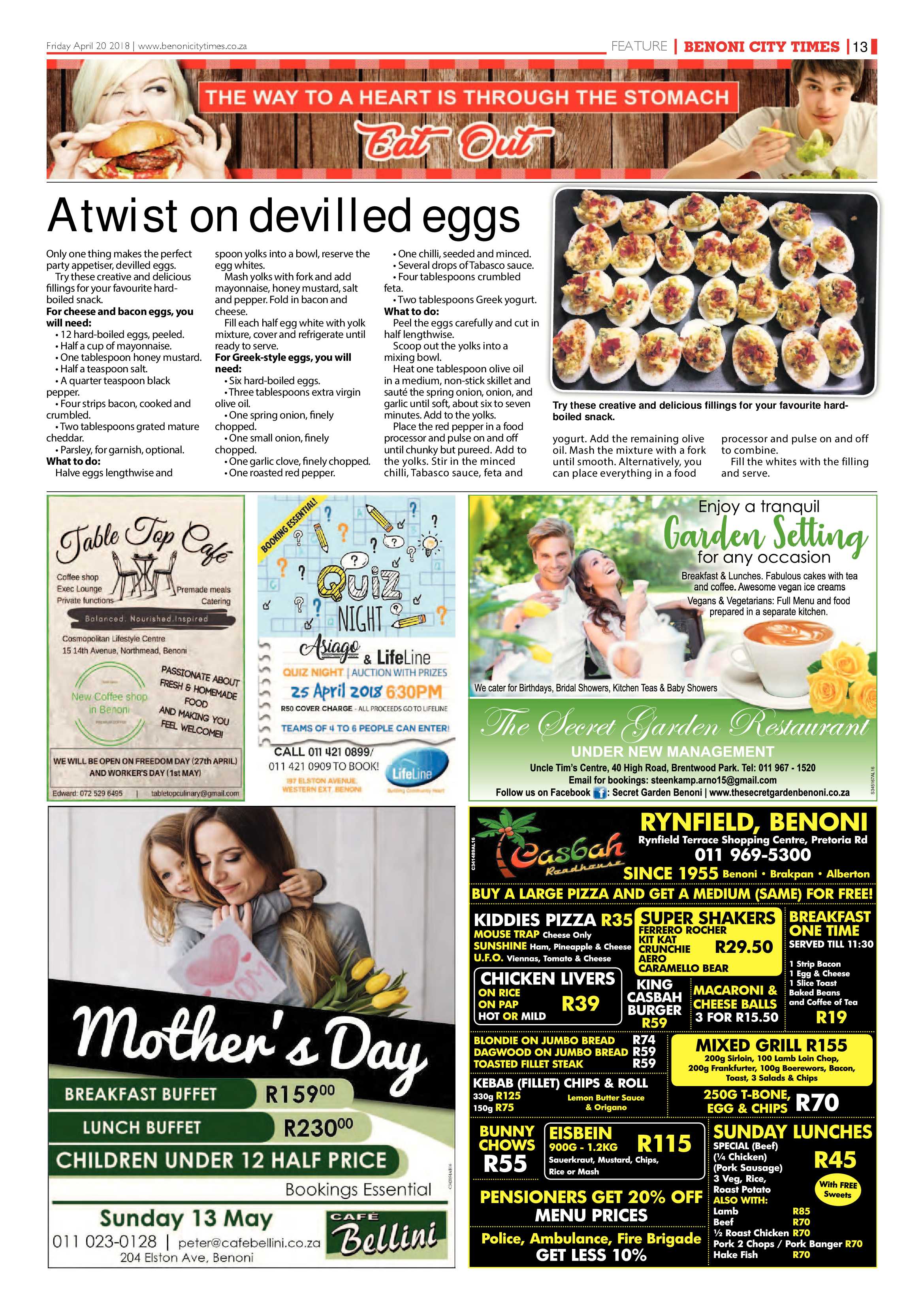 Benoni City Times 19 April 2018 page 13