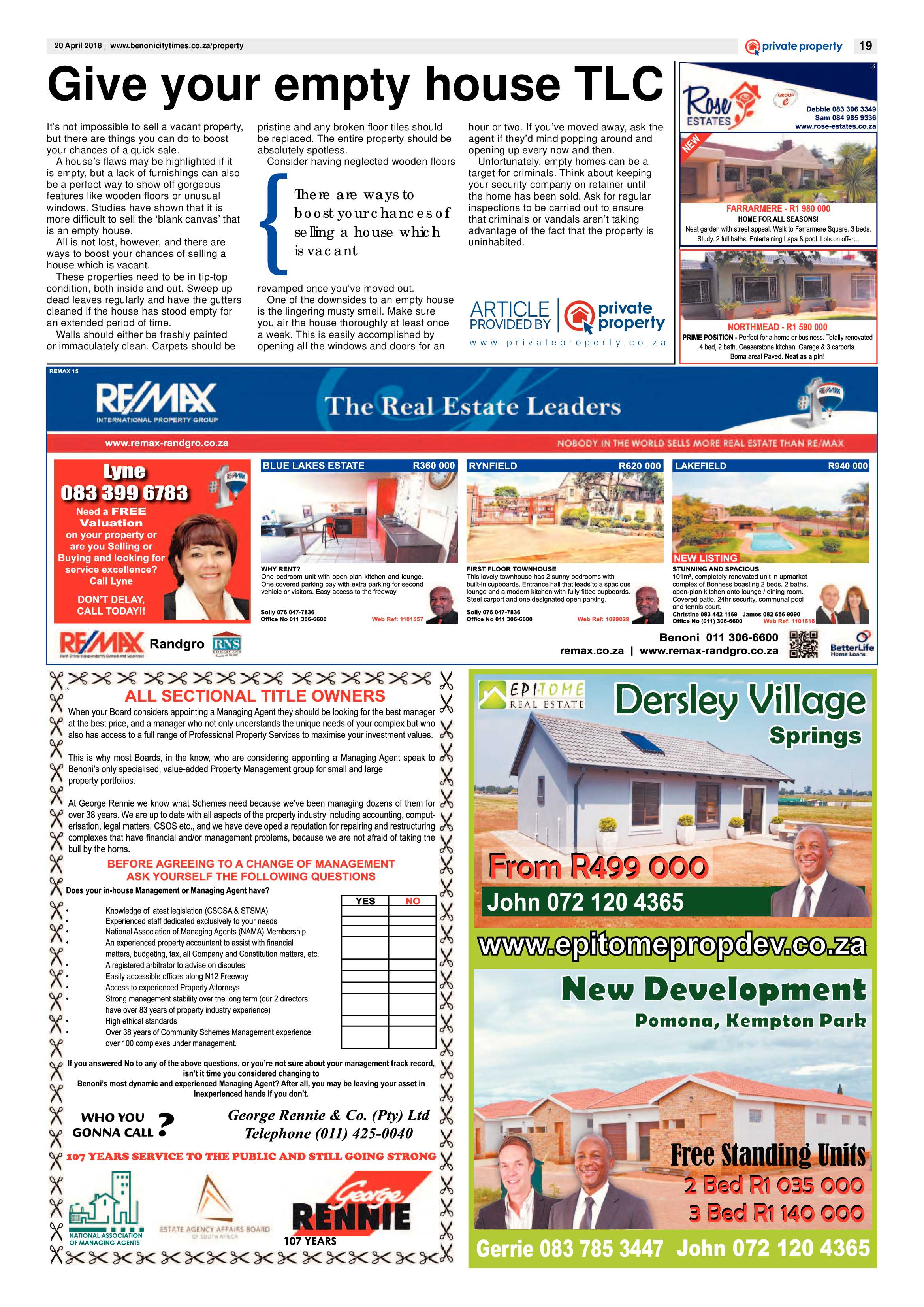 Benoni City Times 19 April 2018 page 19