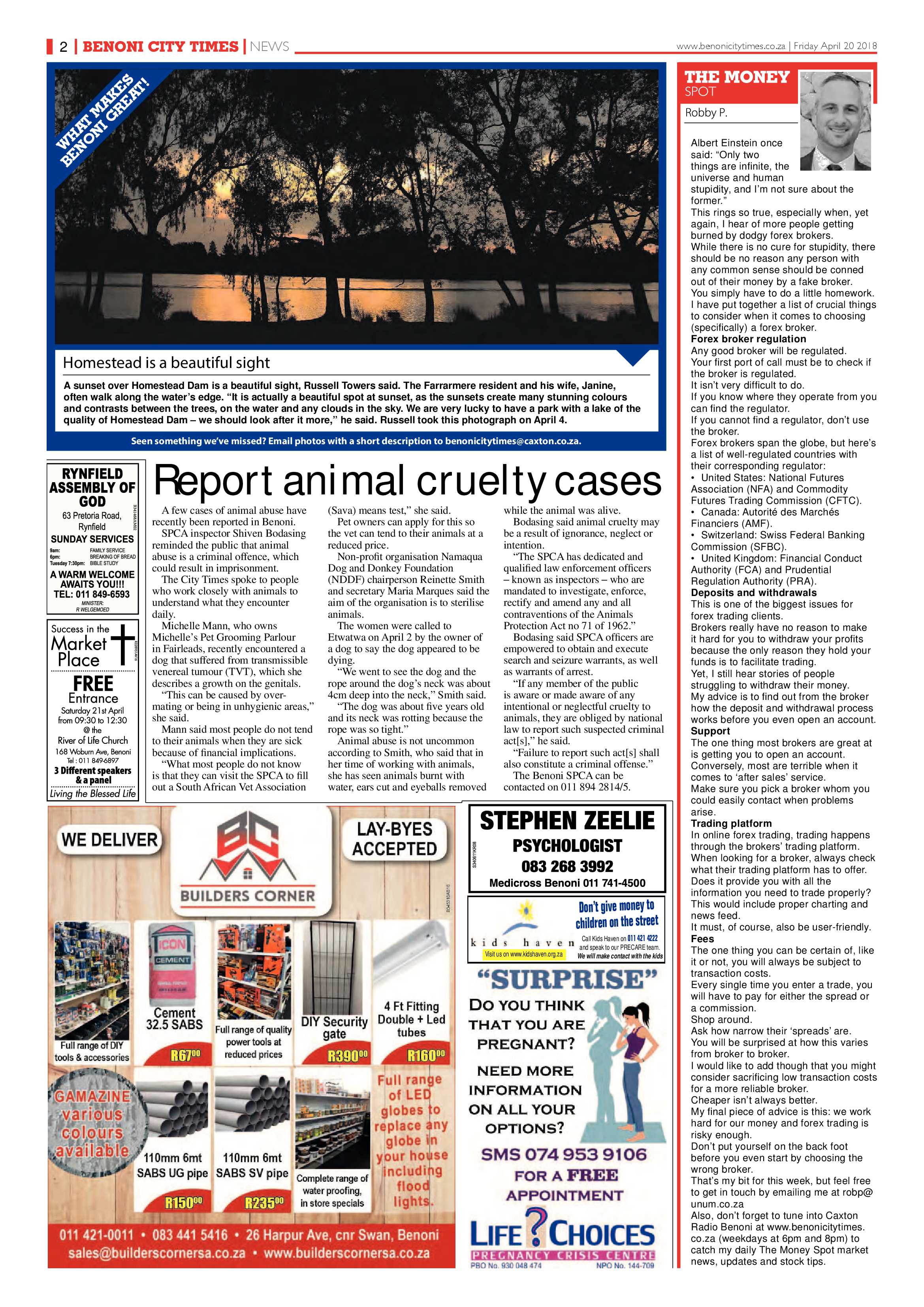 Benoni City Times 19 April 2018 page 2