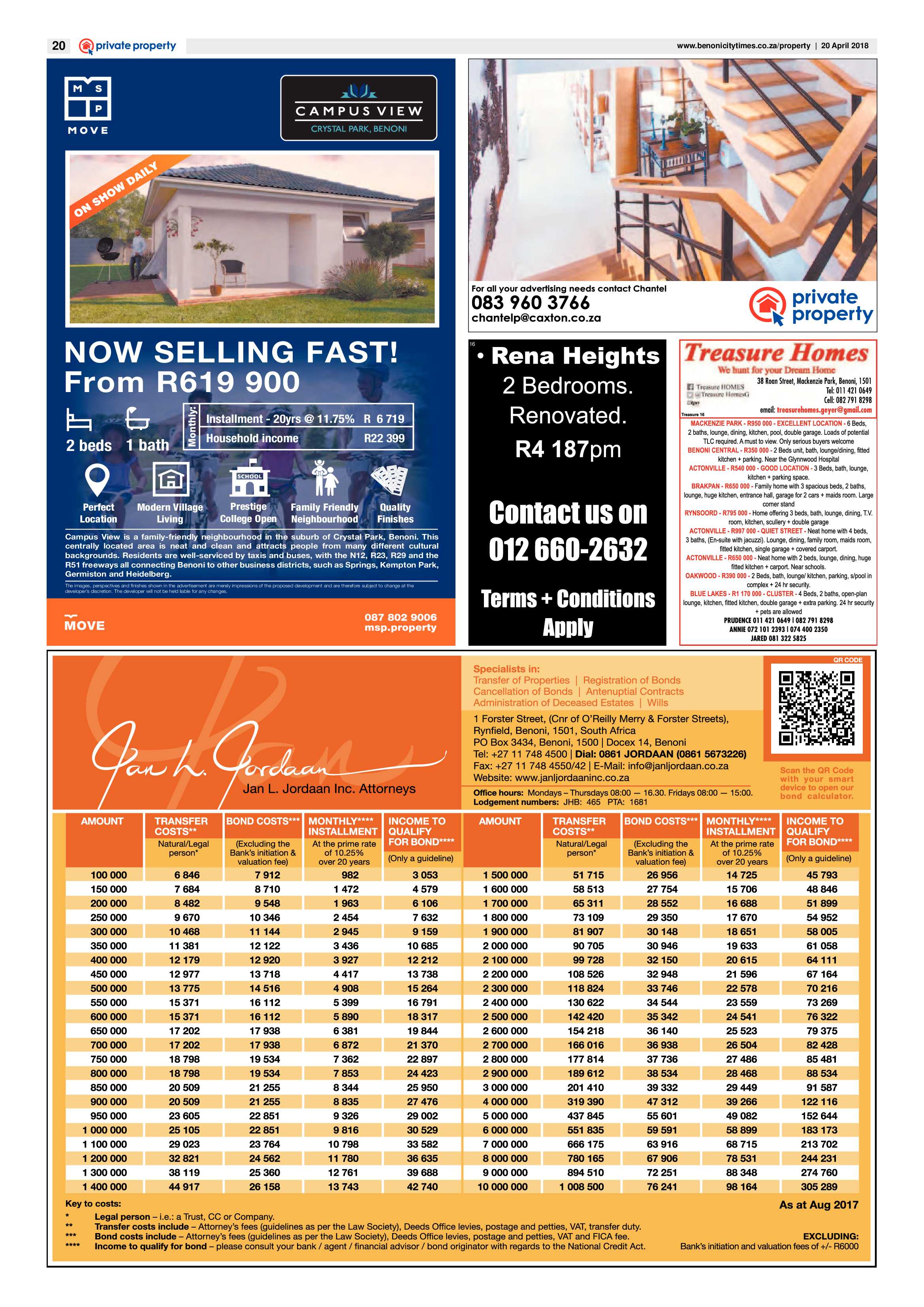 Benoni City Times 19 April 2018 page 20