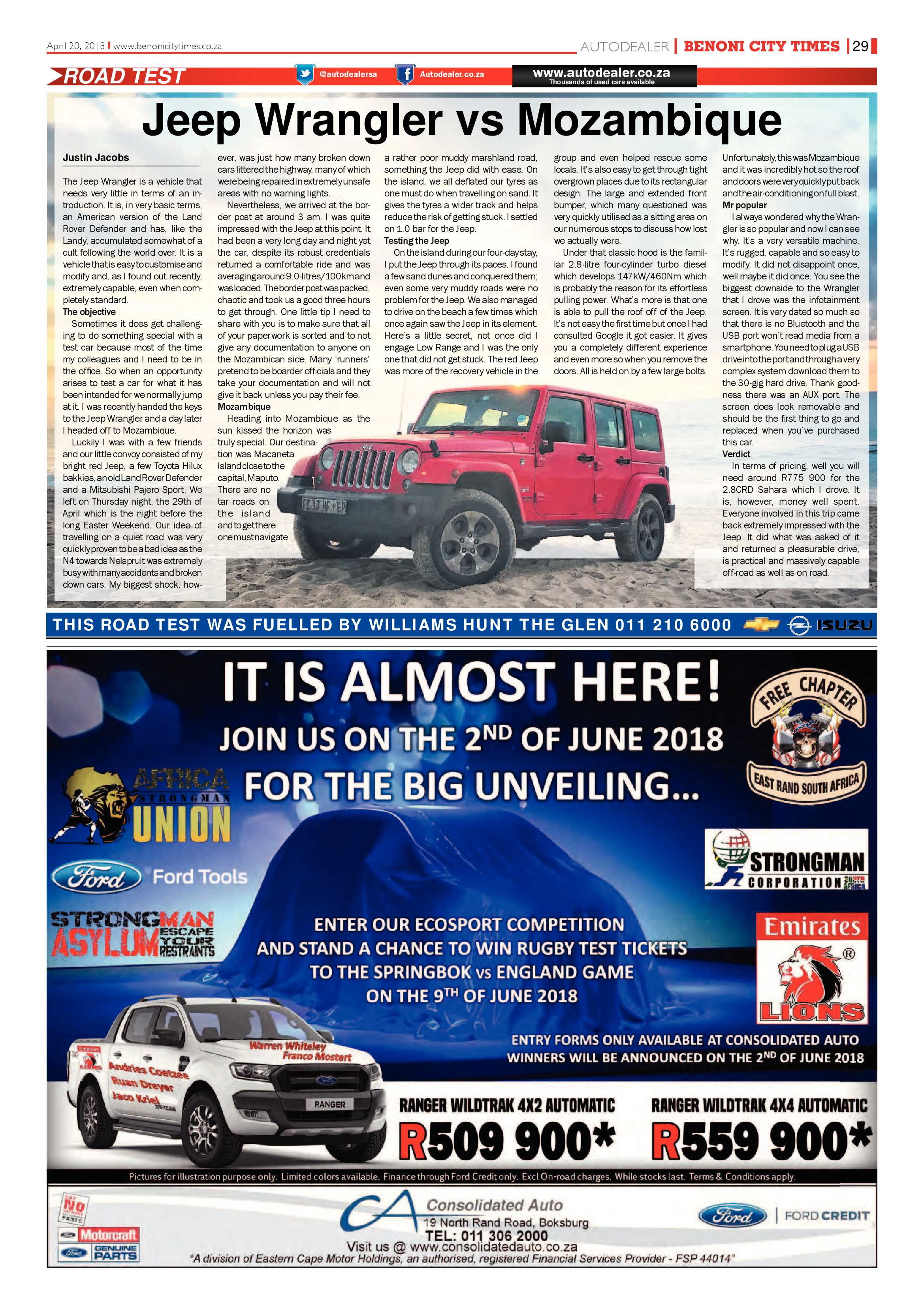 Benoni City Times 19 April 2018 page 29