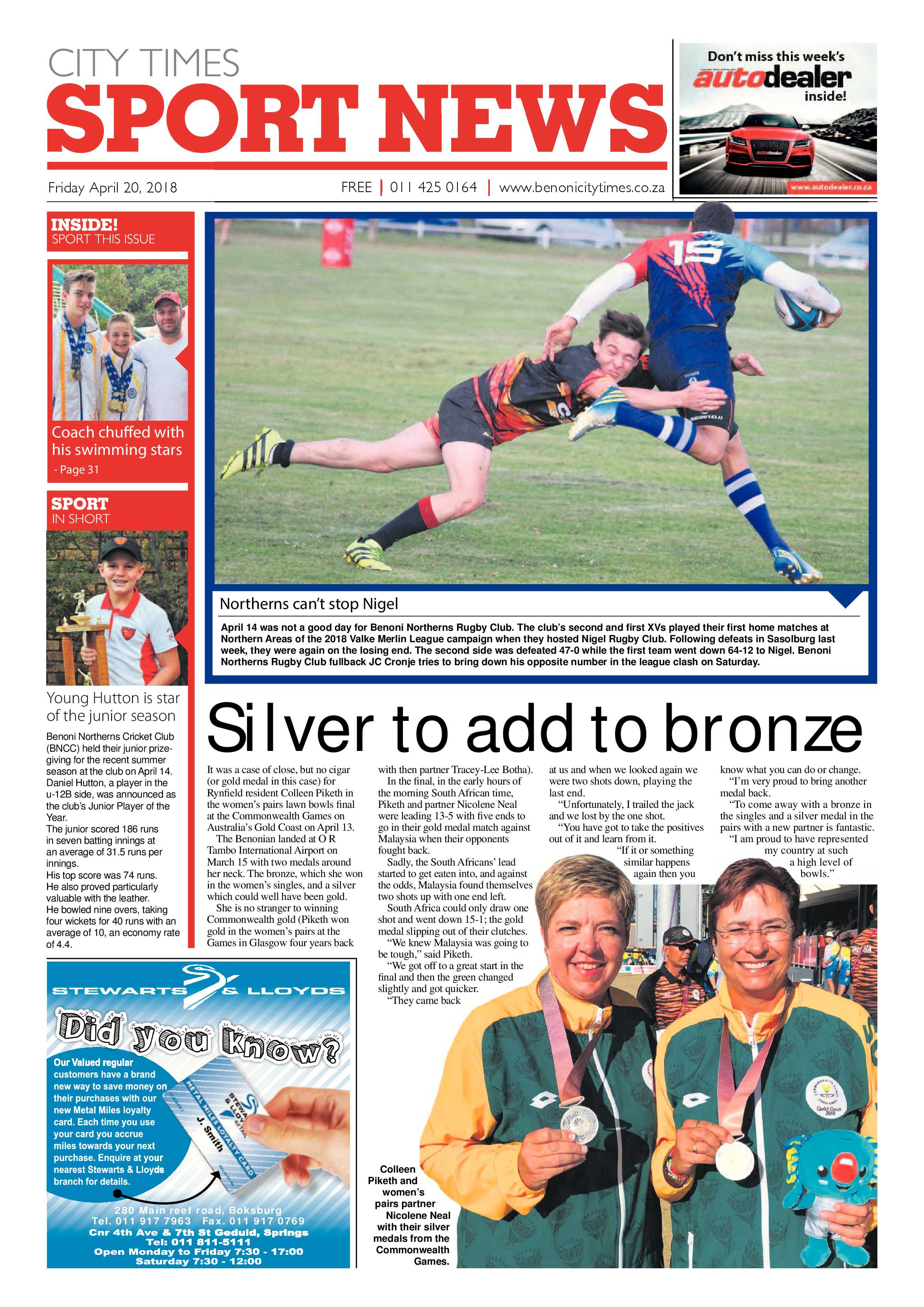 Benoni City Times 19 April 2018 page 32