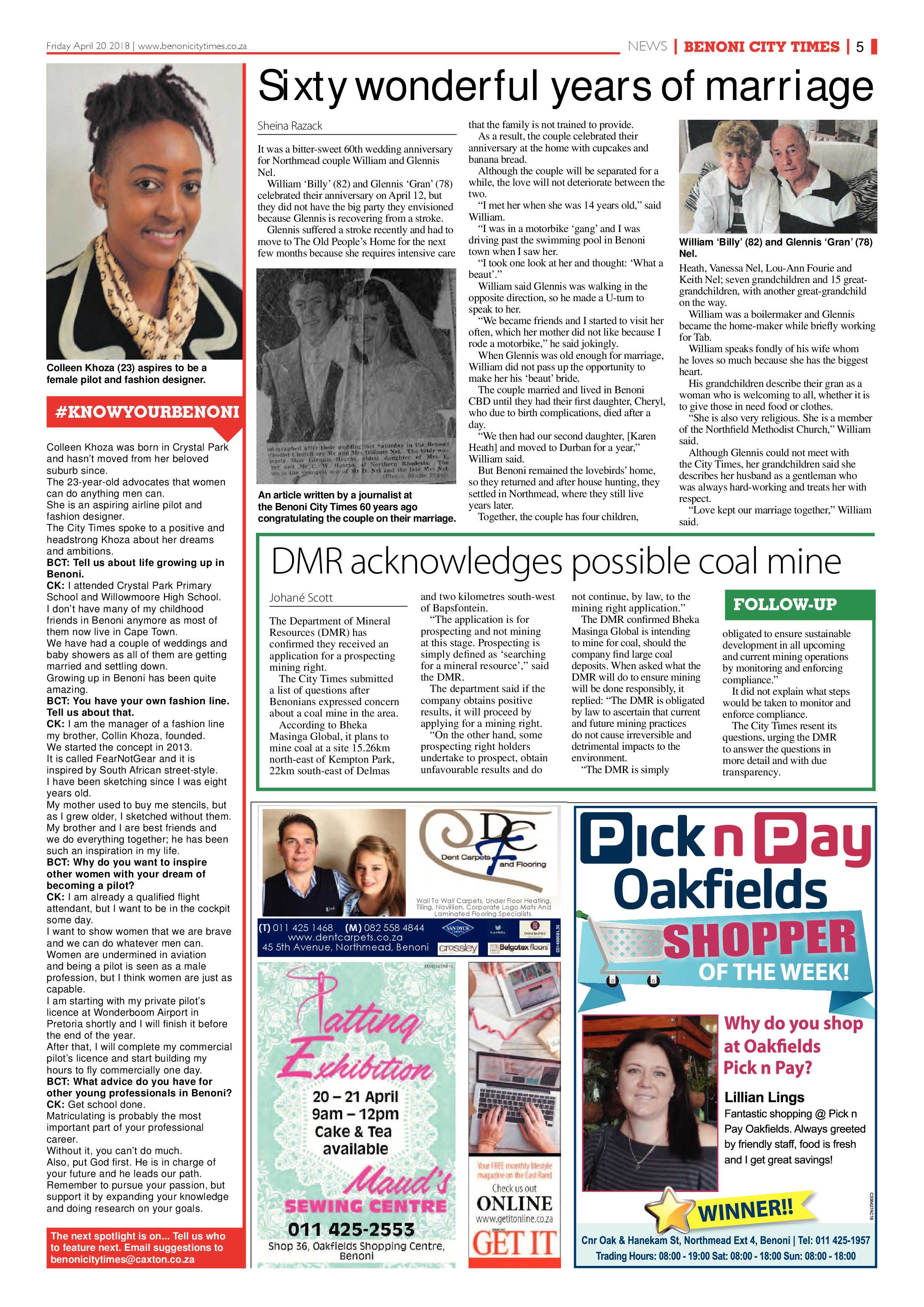 Benoni City Times 19 April 2018 page 5