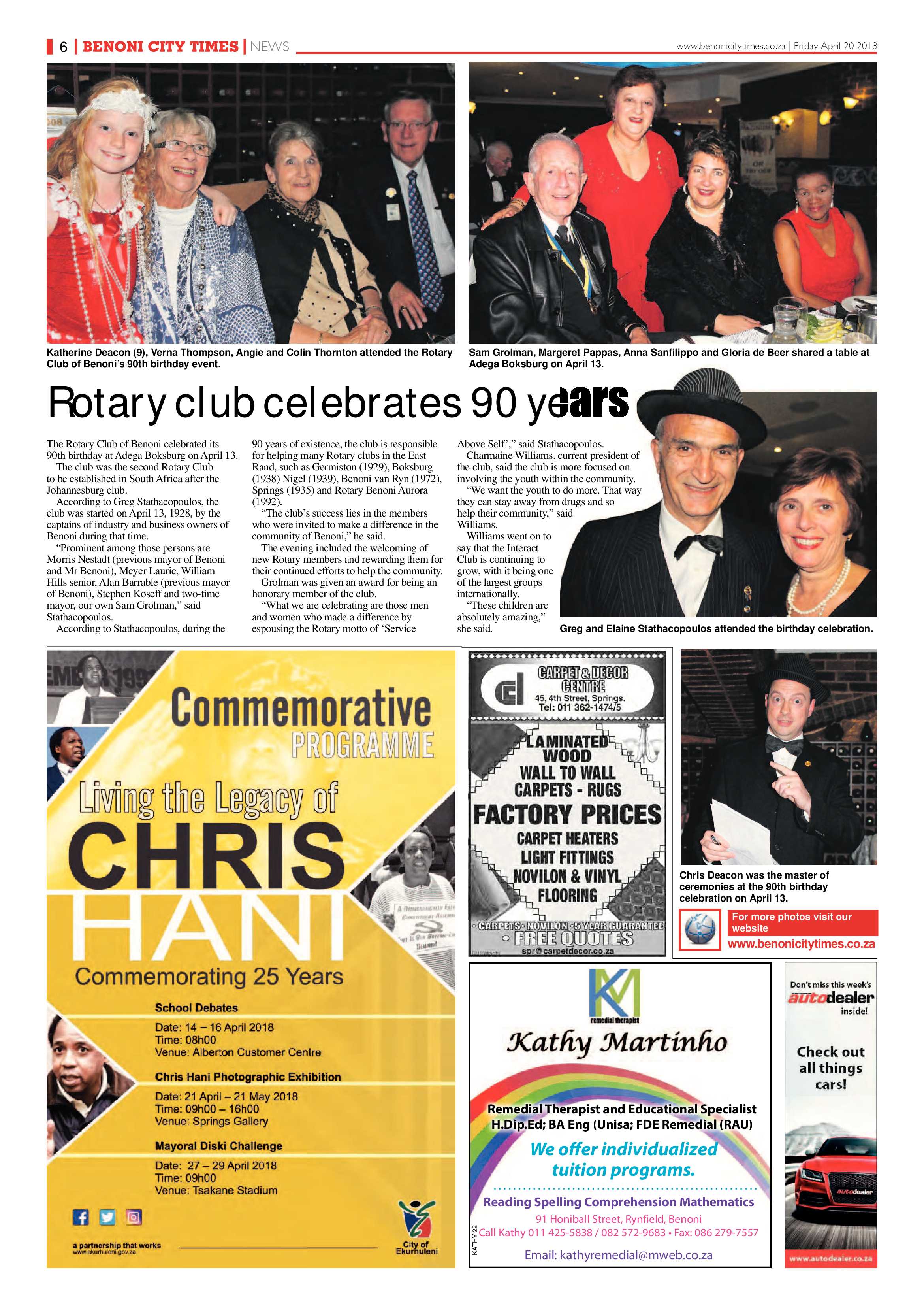 Benoni City Times 19 April 2018 page 6