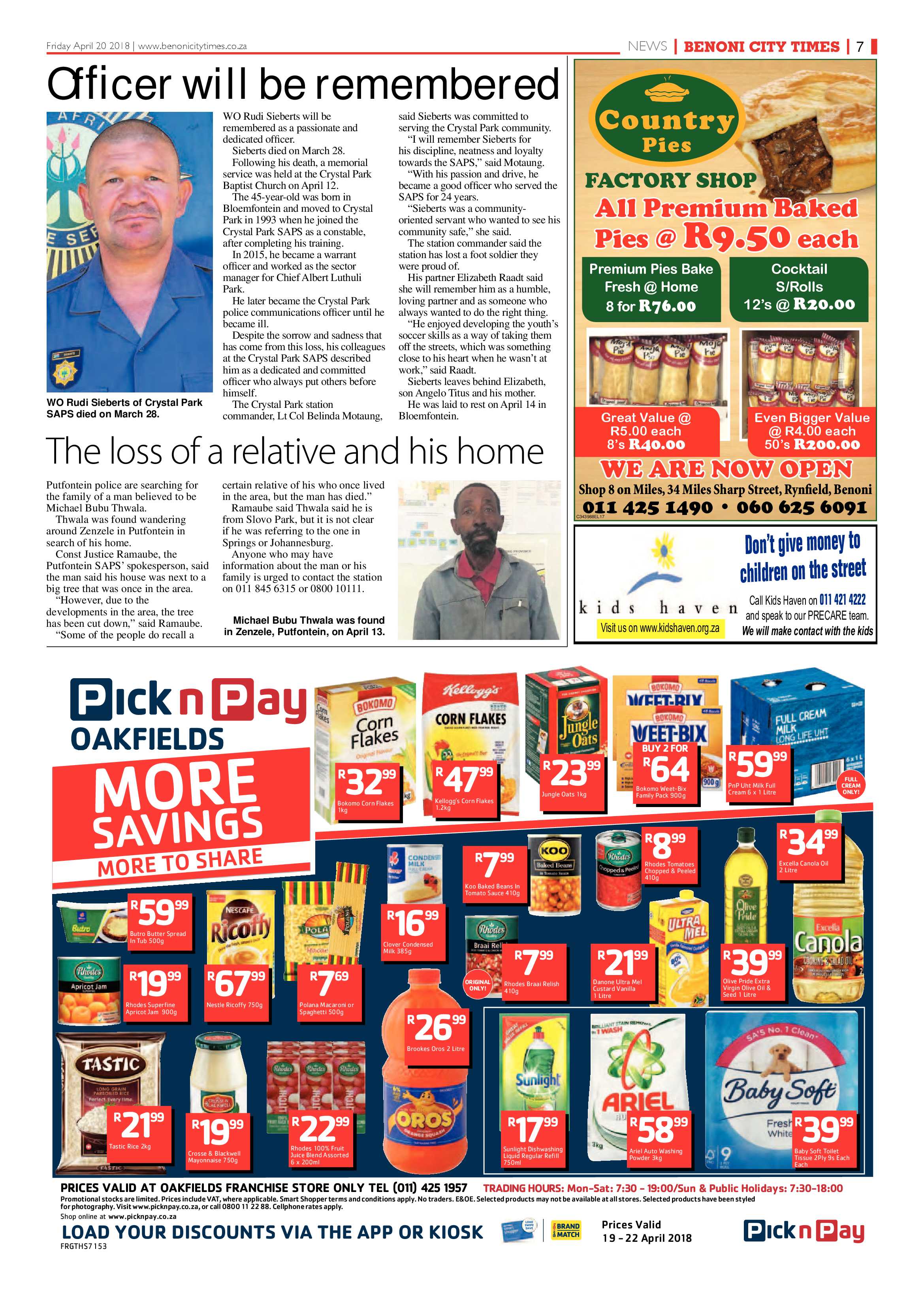 Benoni City Times 19 April 2018 page 7