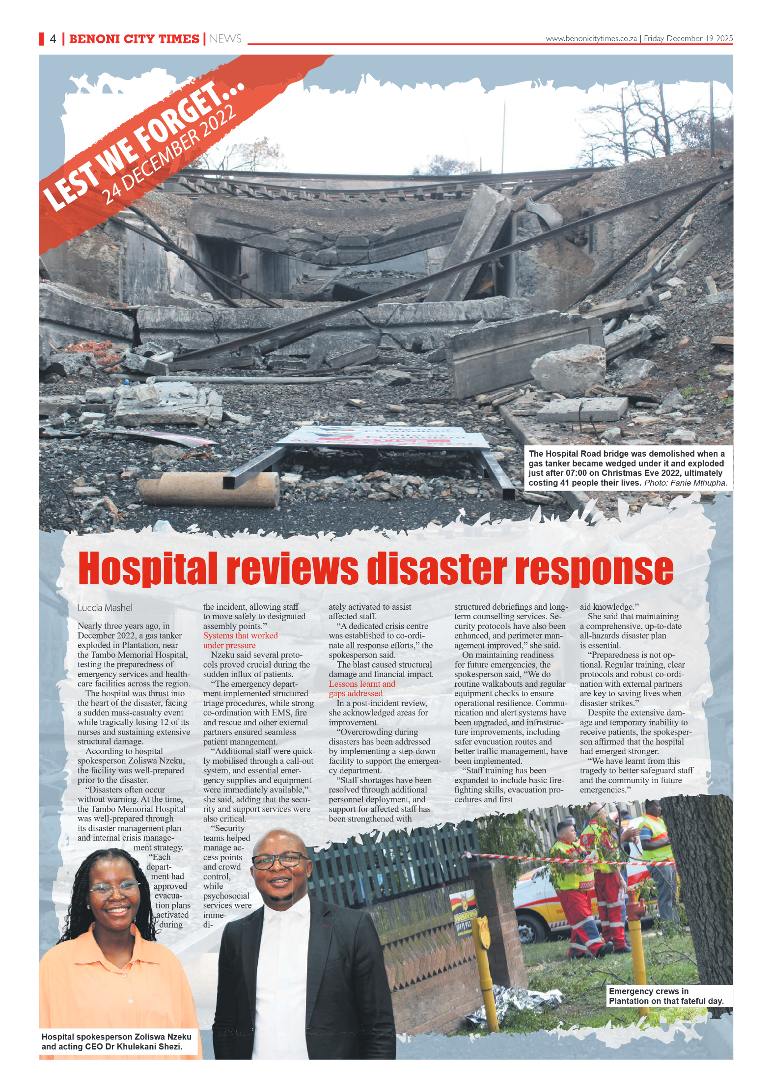 Benoni City Times 19 December 2025 page 4
